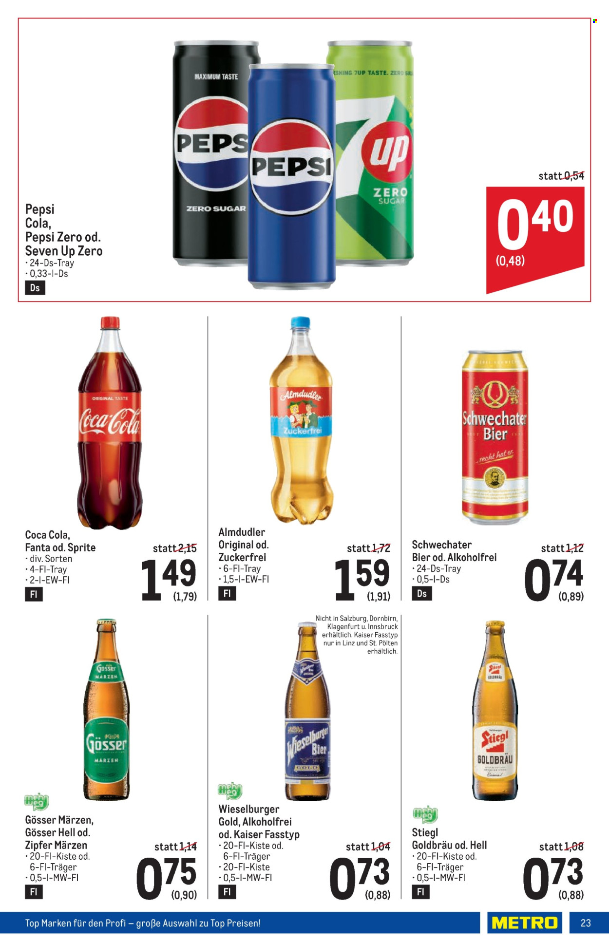 Angebote Metro - 21.3.2024 - 3.4.2024. Seite 23