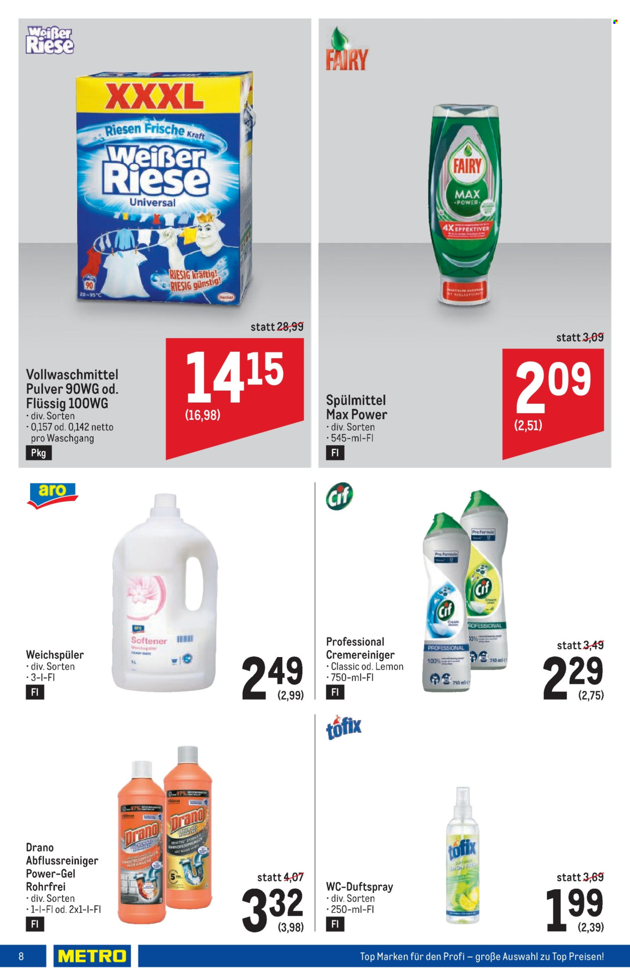 Angebote Metro - 21.3.2024 - 3.4.2024. Seite 8