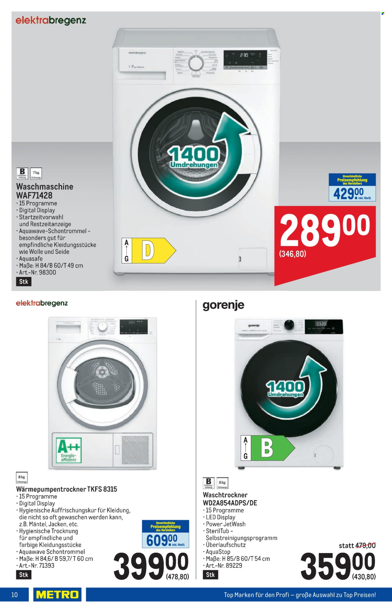 Angebote Metro - 21.3.2024 - 3.4.2024. Seite 10