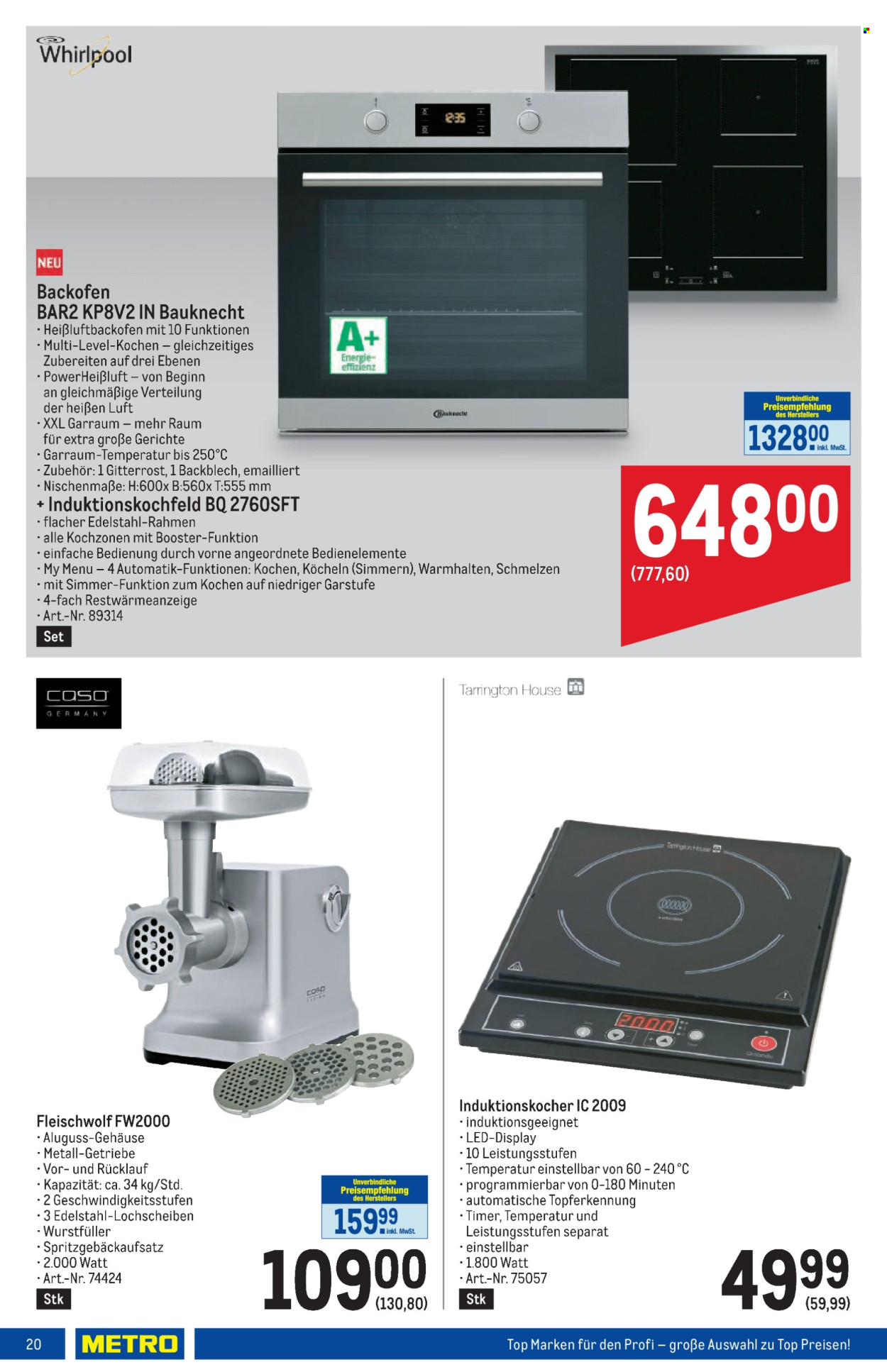 Angebote Metro - 21.3.2024 - 3.4.2024. Seite 20