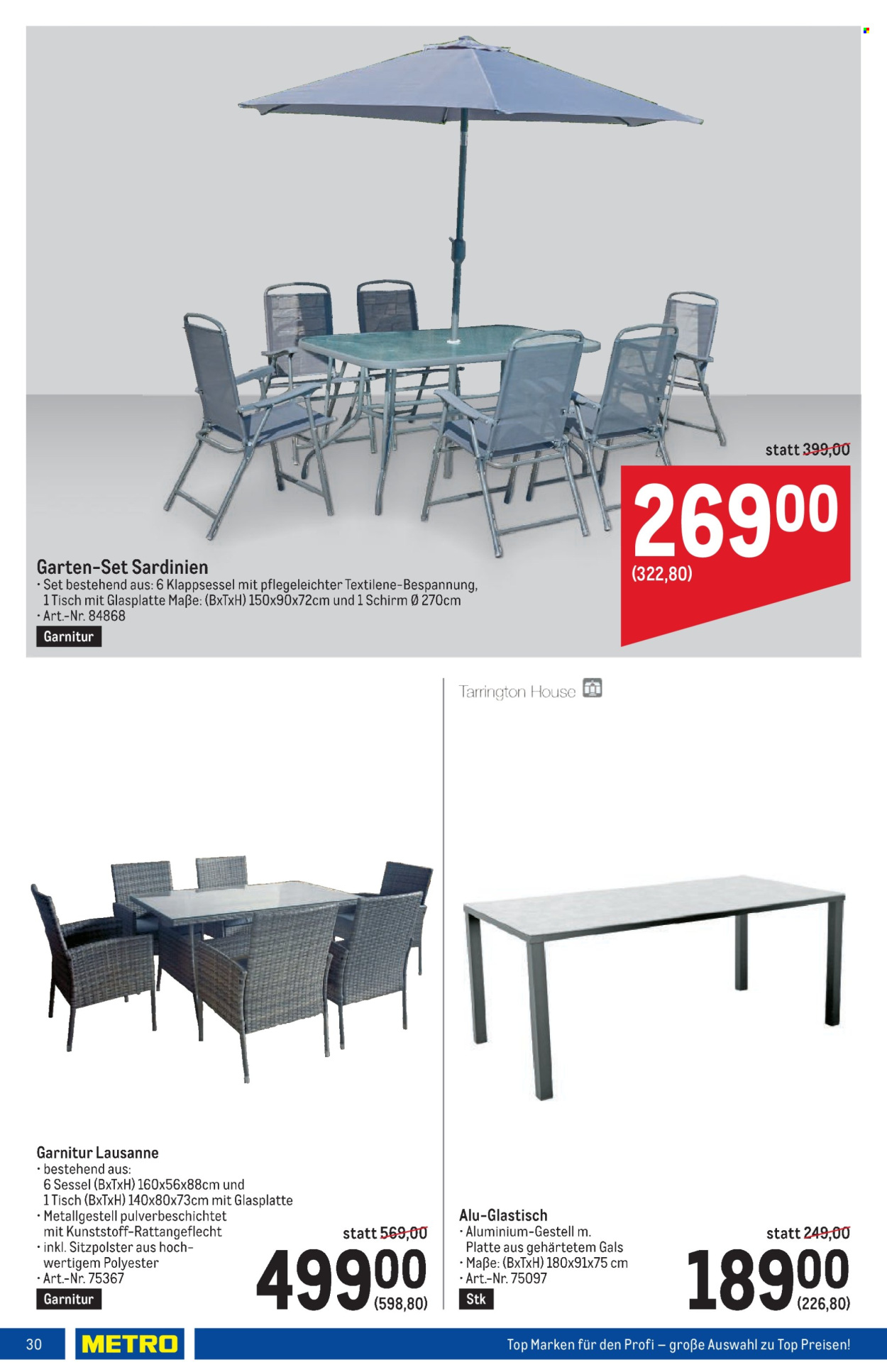 Angebote Metro - 21.3.2024 - 3.4.2024. Seite 30