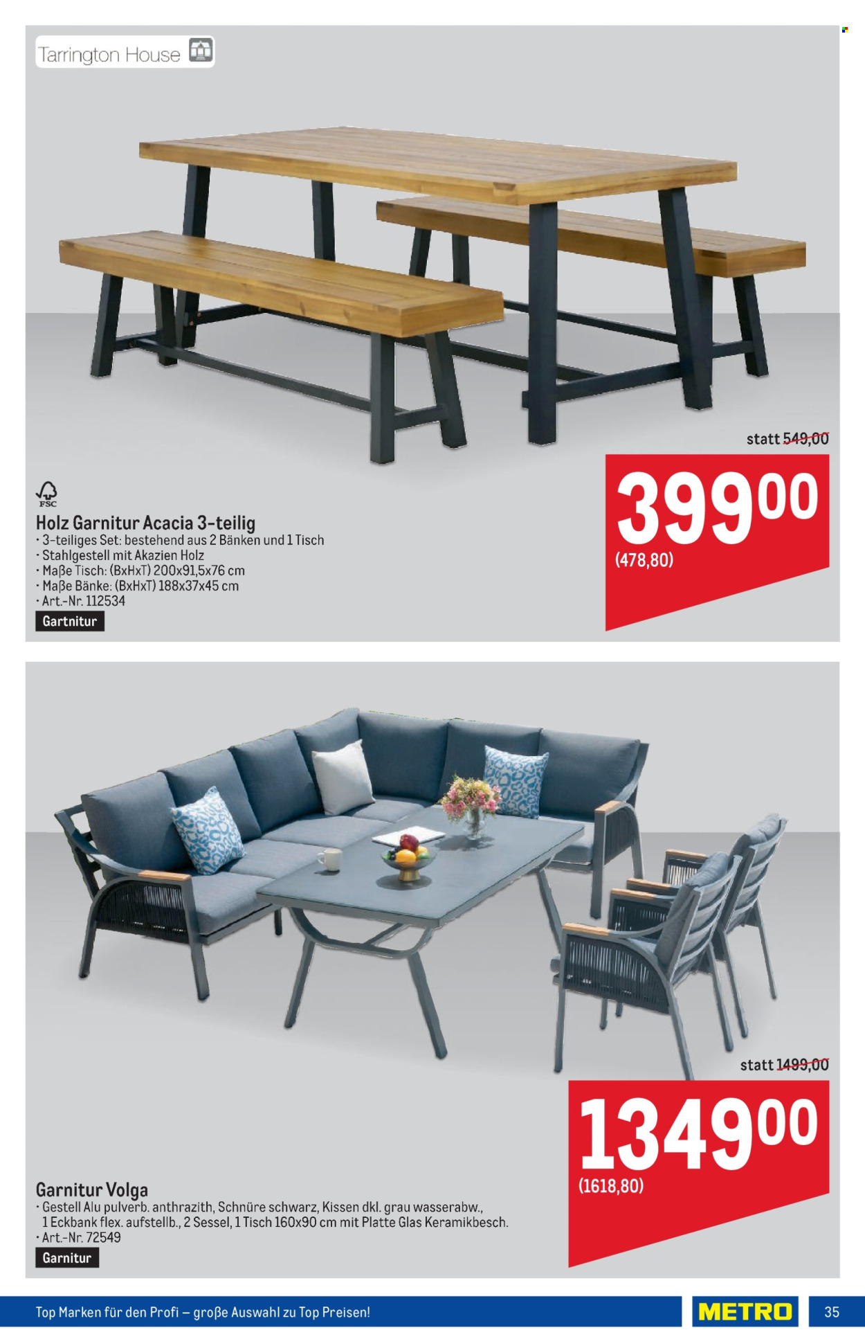 Angebote Metro - 21.3.2024 - 3.4.2024. Seite 35