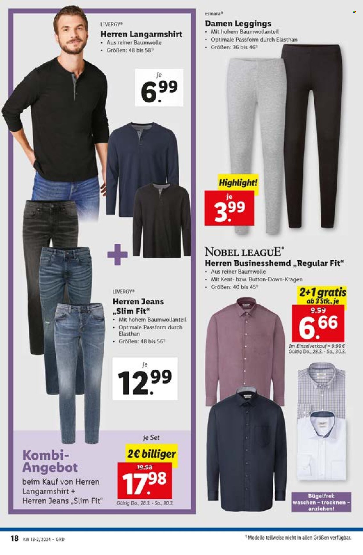 Angebote Lidl - 28.3.2024 - 3.4.2024. Seite 18