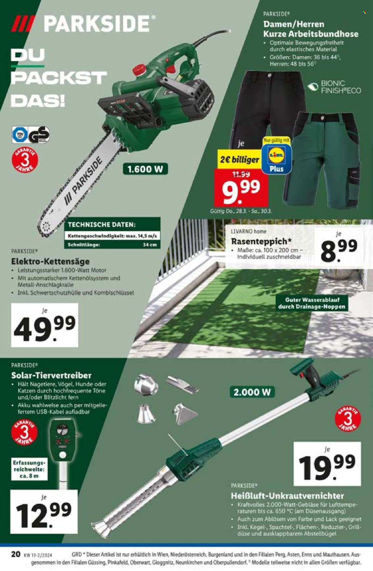 Angebote Lidl - 28.3.2024 - 3.4.2024. Seite 20