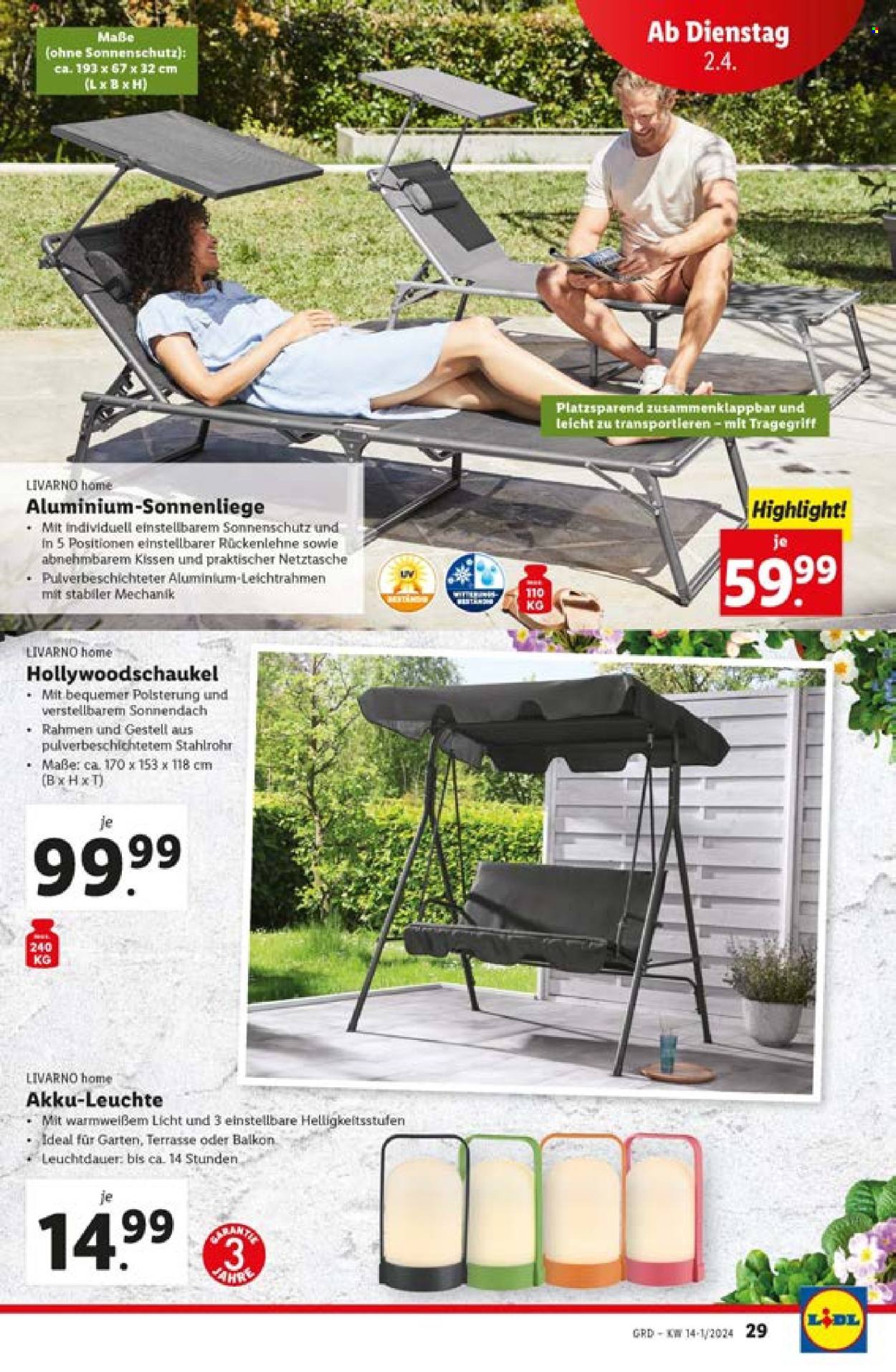 Angebote Lidl - 28.3.2024 - 3.4.2024. Seite 33