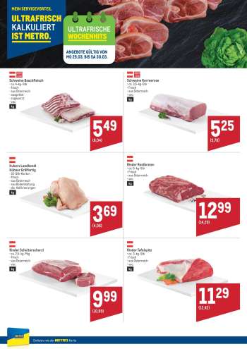 Angebote Metro - 25.3.2024 - 30.3.2024.
