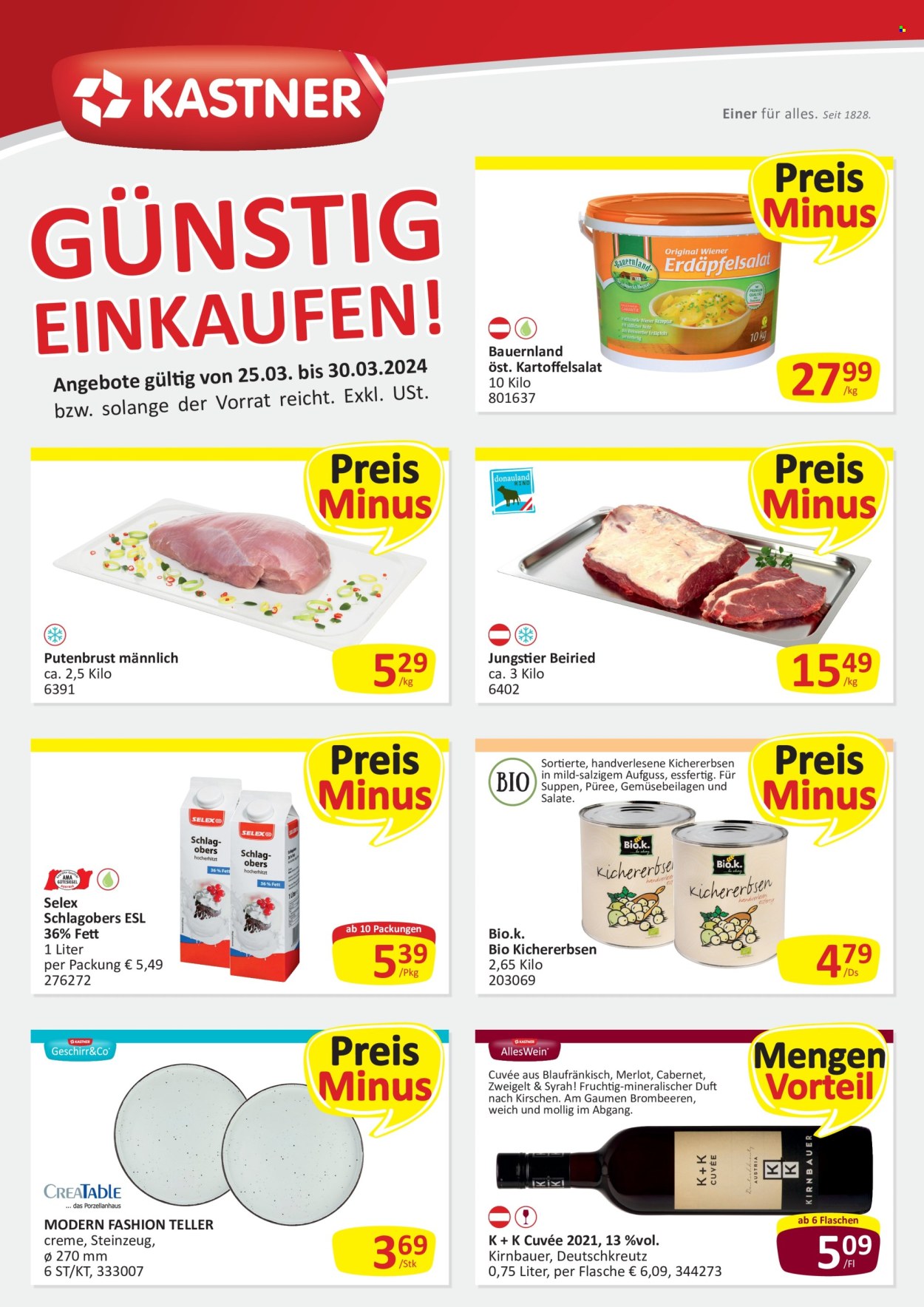 Angebote KASTNER - 25.3.2024 - 30.3.2024. Seite 1