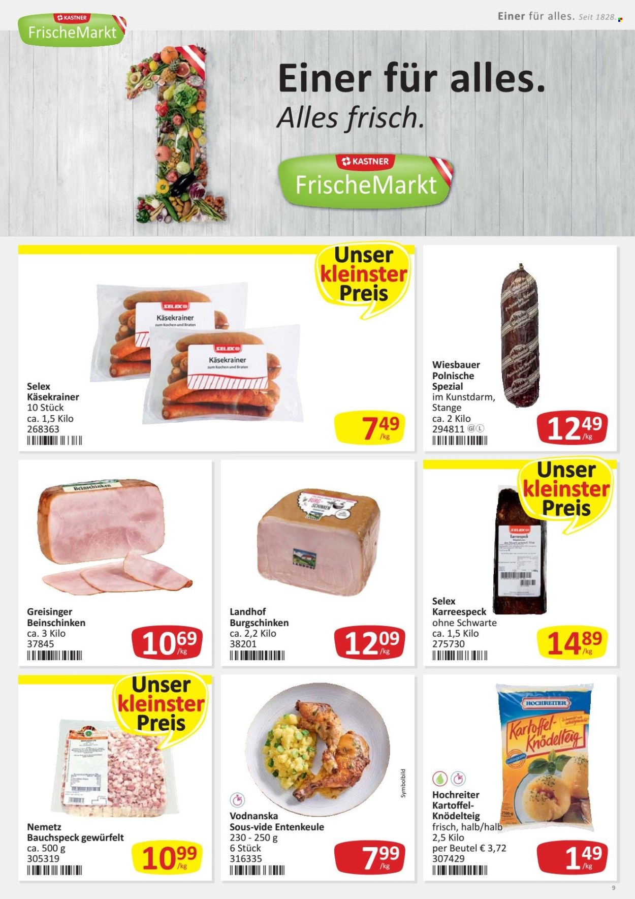 Angebote KASTNER - 25.3.2024 - 6.4.2024. Seite 9