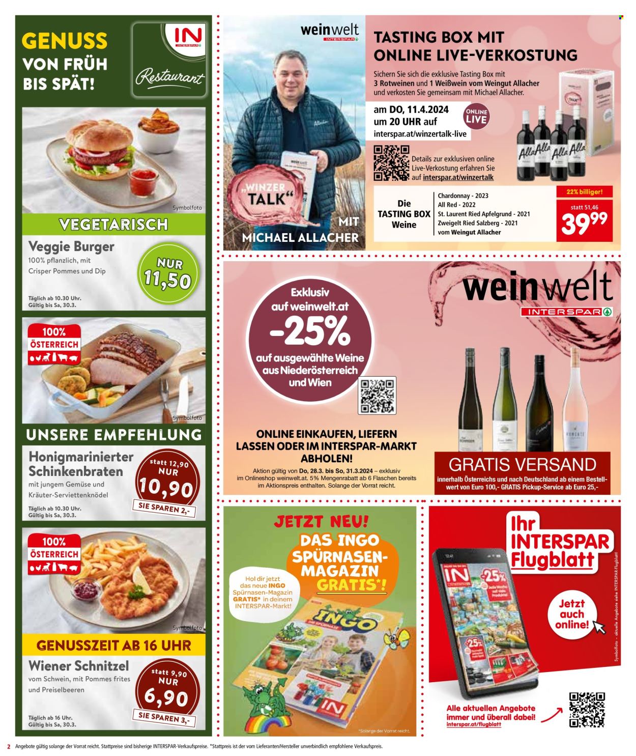 Angebote INTERSPAR - 26.3.2024 - 3.4.2024. Seite 2