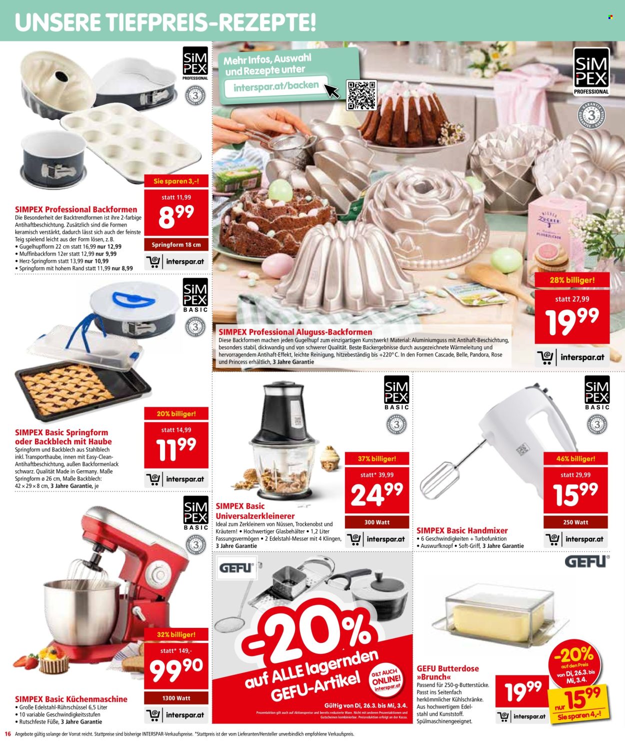Angebote INTERSPAR - 26.3.2024 - 3.4.2024. Seite 16
