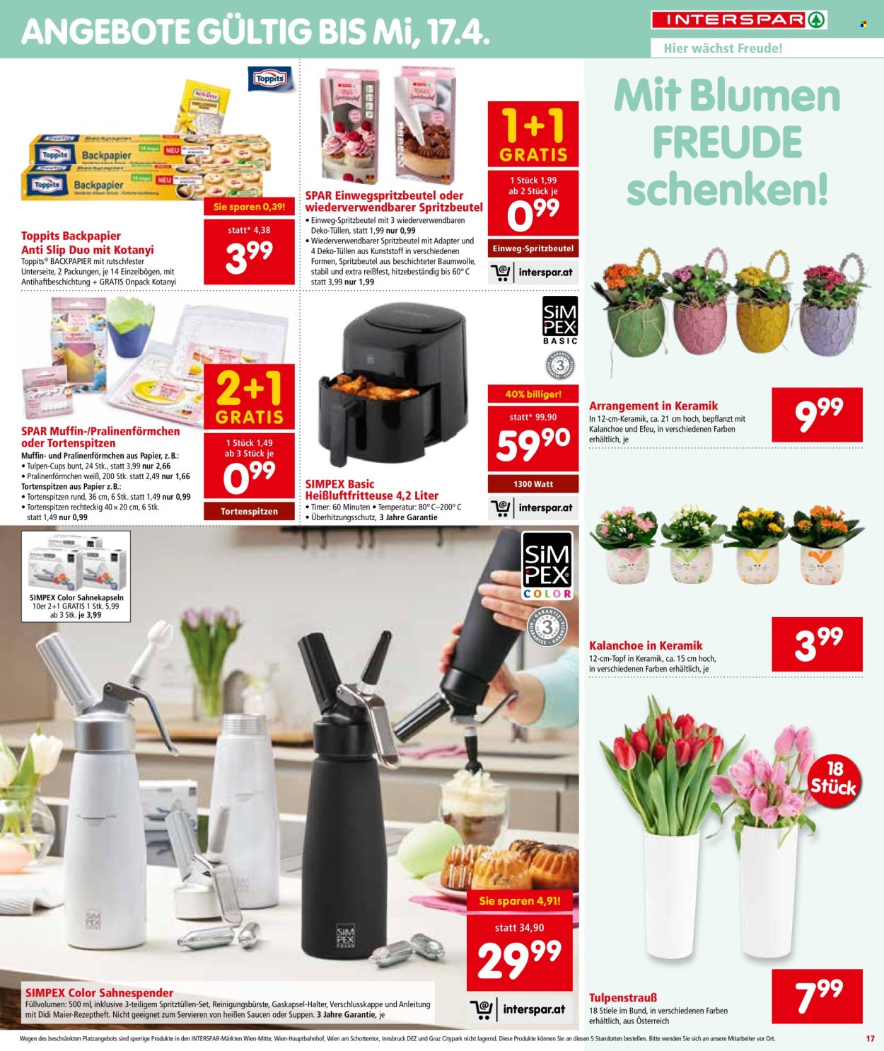 Angebote INTERSPAR - 26.3.2024 - 3.4.2024. Seite 17