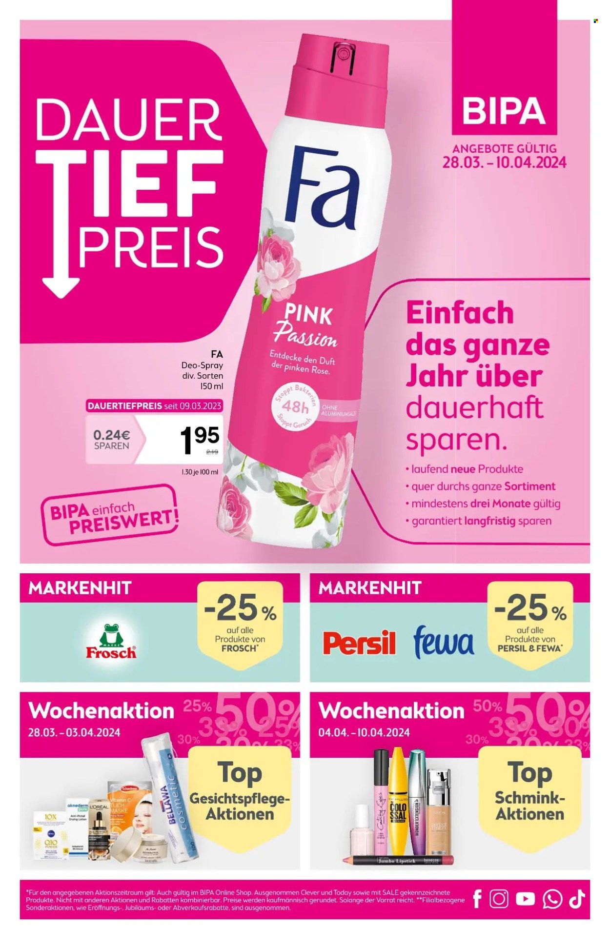 Angebote Bipa - 28.3.2024 - 10.4.2024. Seite 1