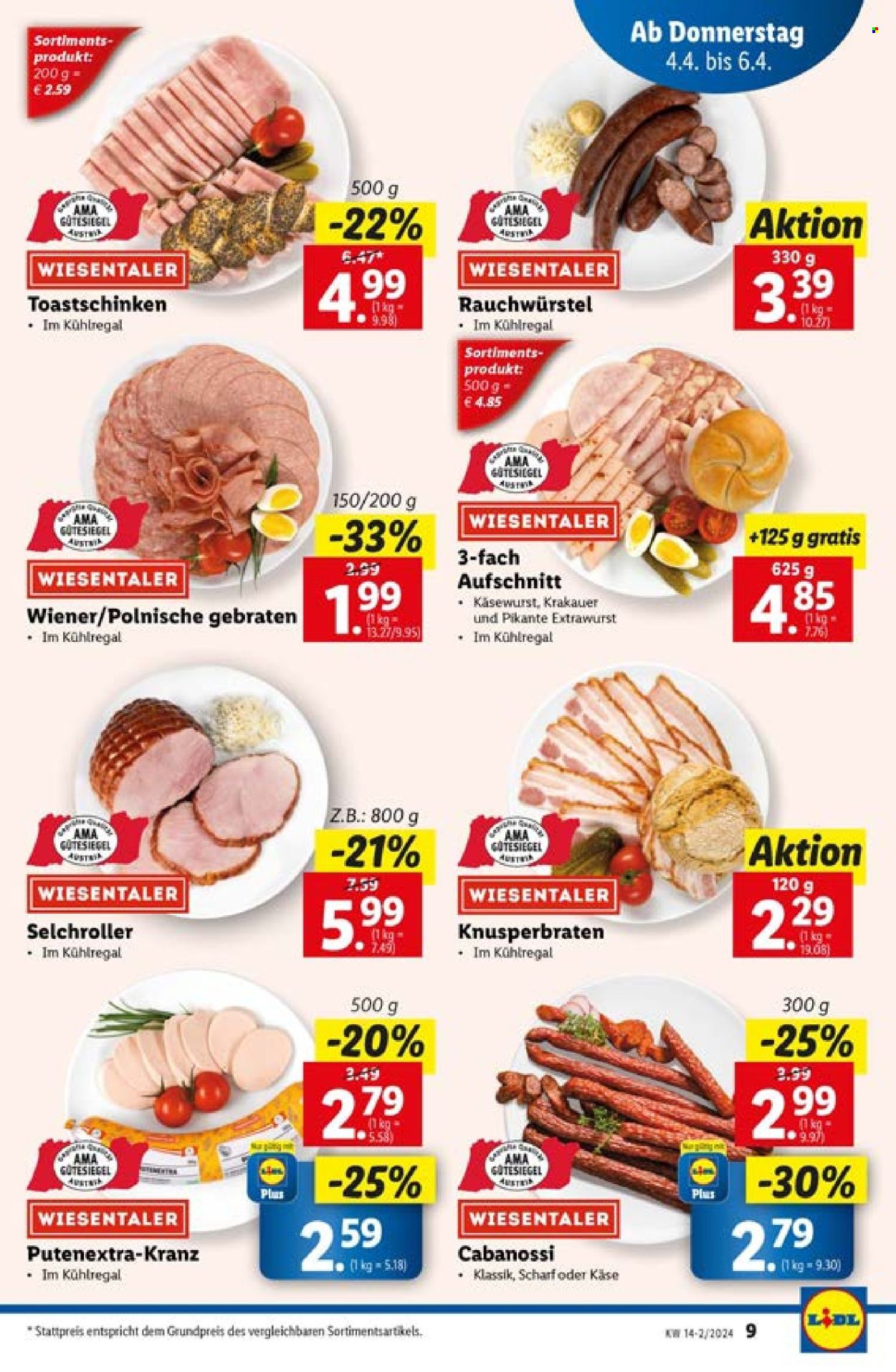 Angebote Lidl - 4.4.2024 - 10.4.2024. Seite 9