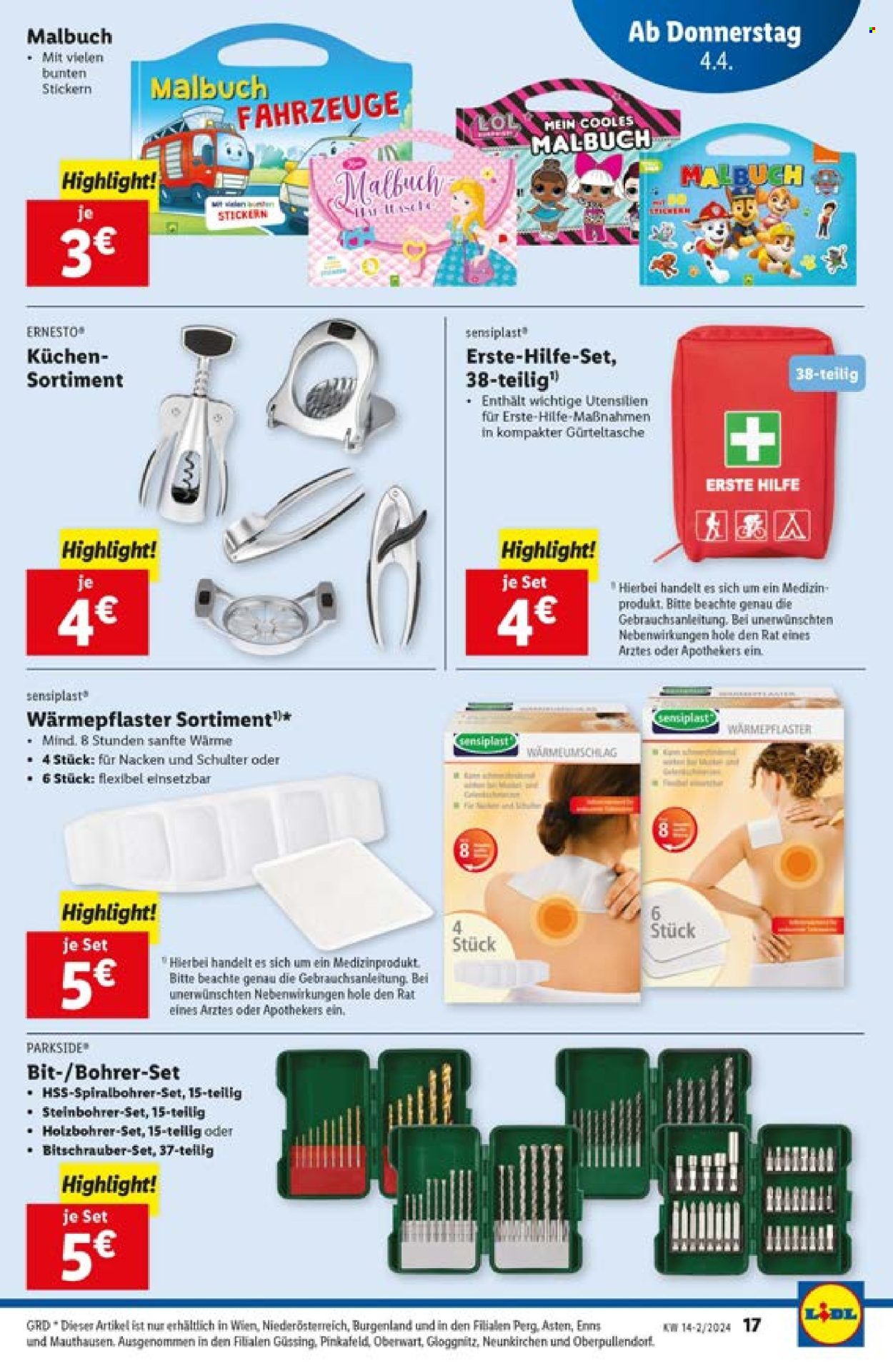 Angebote Lidl - 4.4.2024 - 10.4.2024. Seite 17
