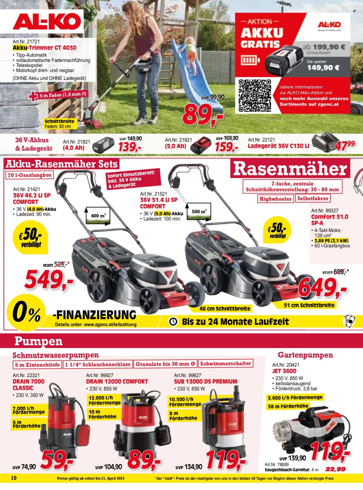Angebote Zgonc - 1.4.2024 - 30.4.2024. Seite 10