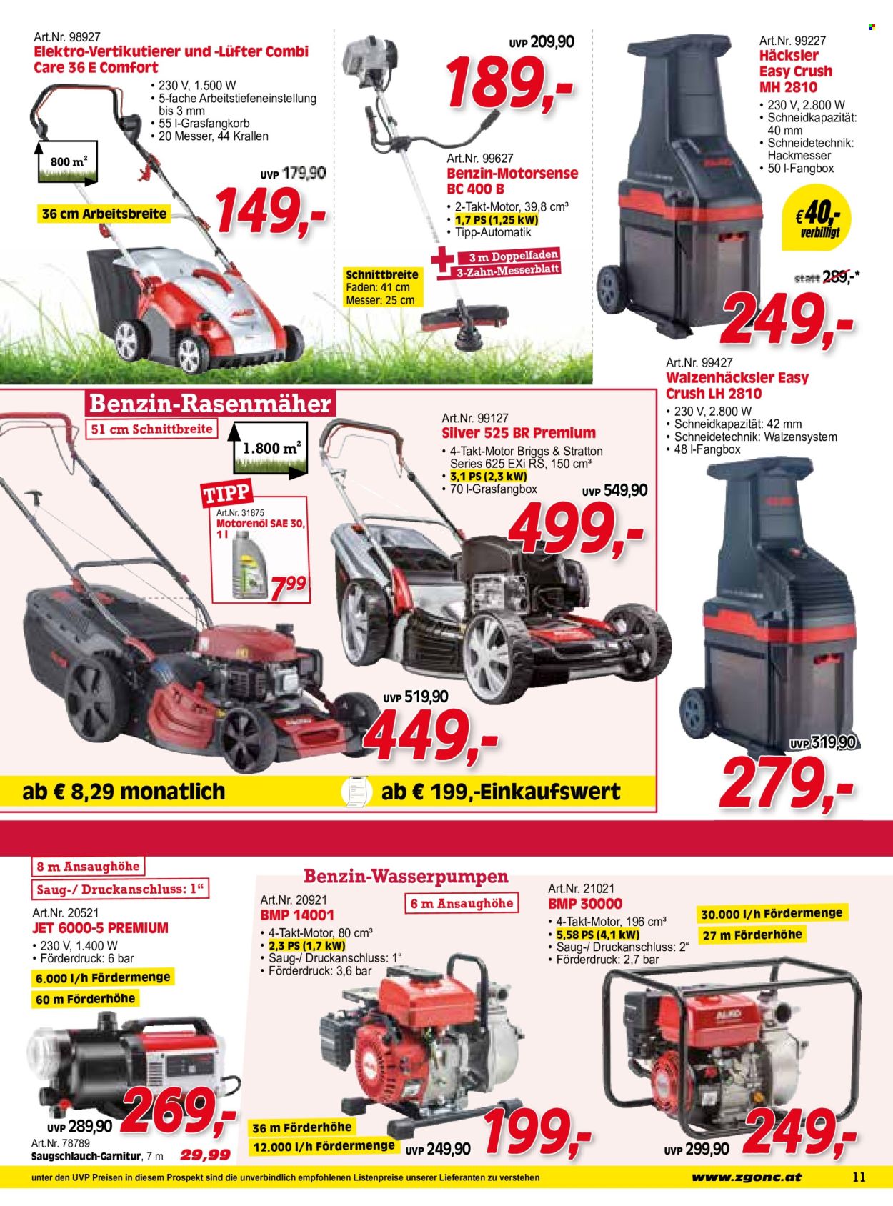 Angebote Zgonc - 1.4.2024 - 30.4.2024. Seite 11
