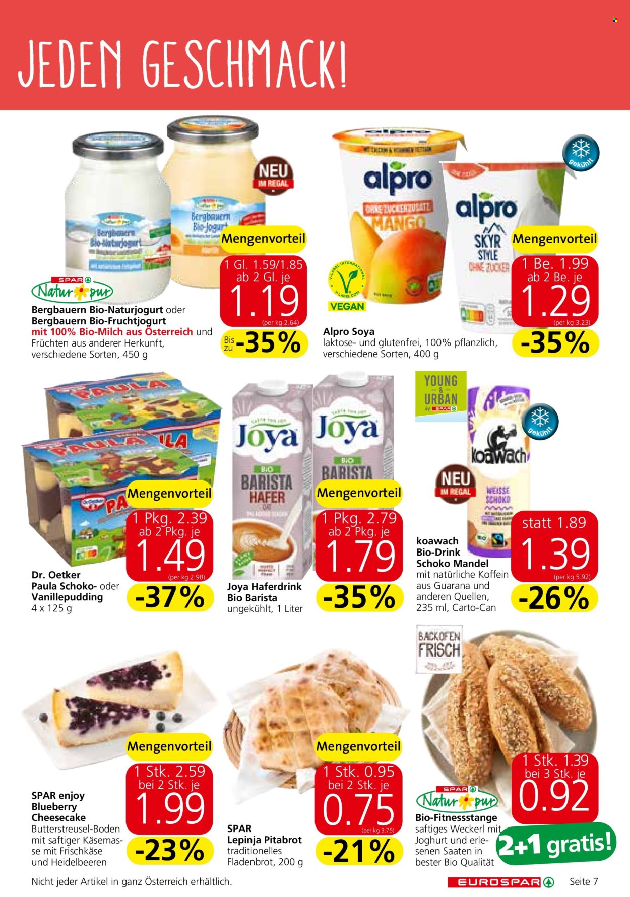Angebote EUROSPAR - 4.4.2024 - 17.4.2024. Seite 7