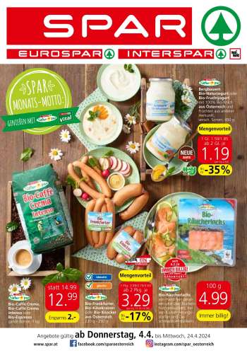 Angebote SPAR - 4.4.2024 - 24.4.2024.