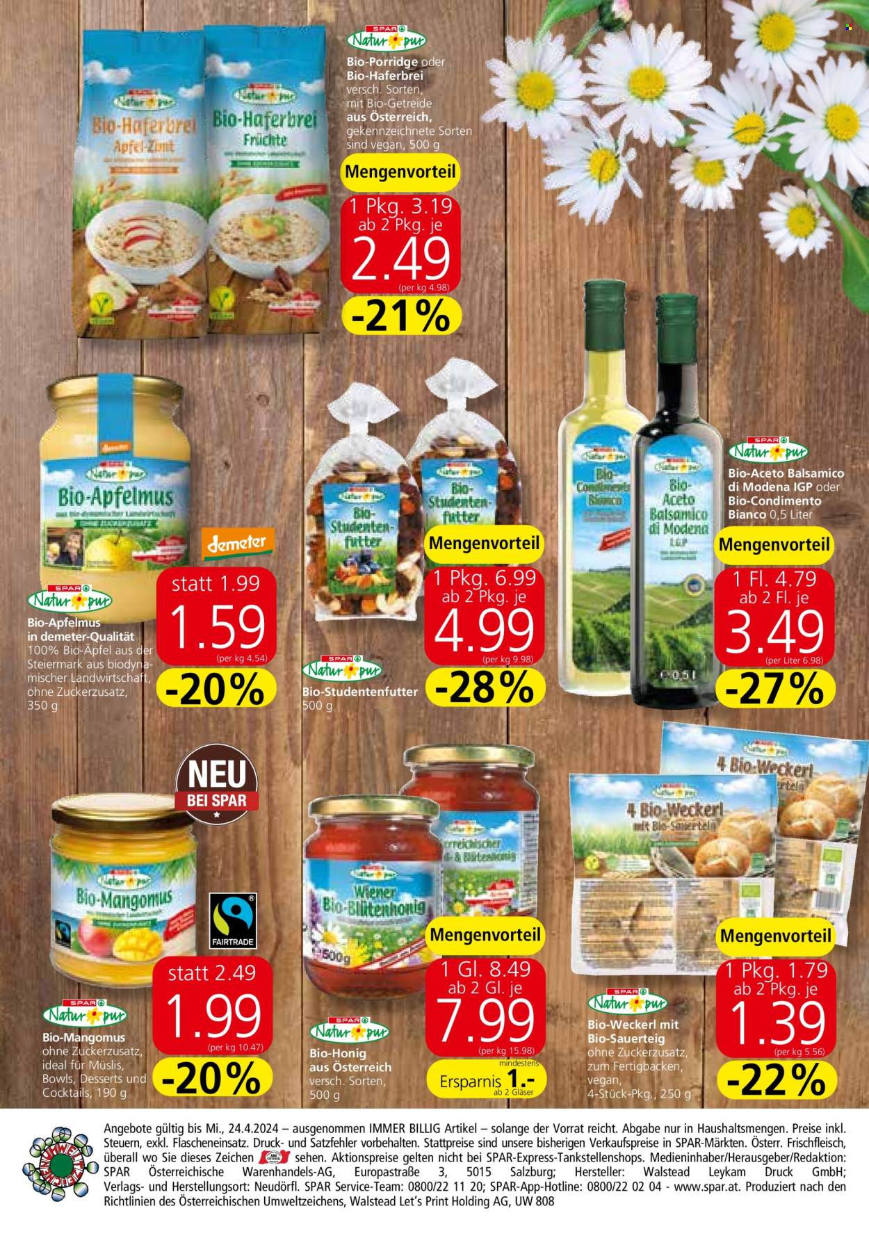 Angebote SPAR - 4.4.2024 - 24.4.2024. Seite 4