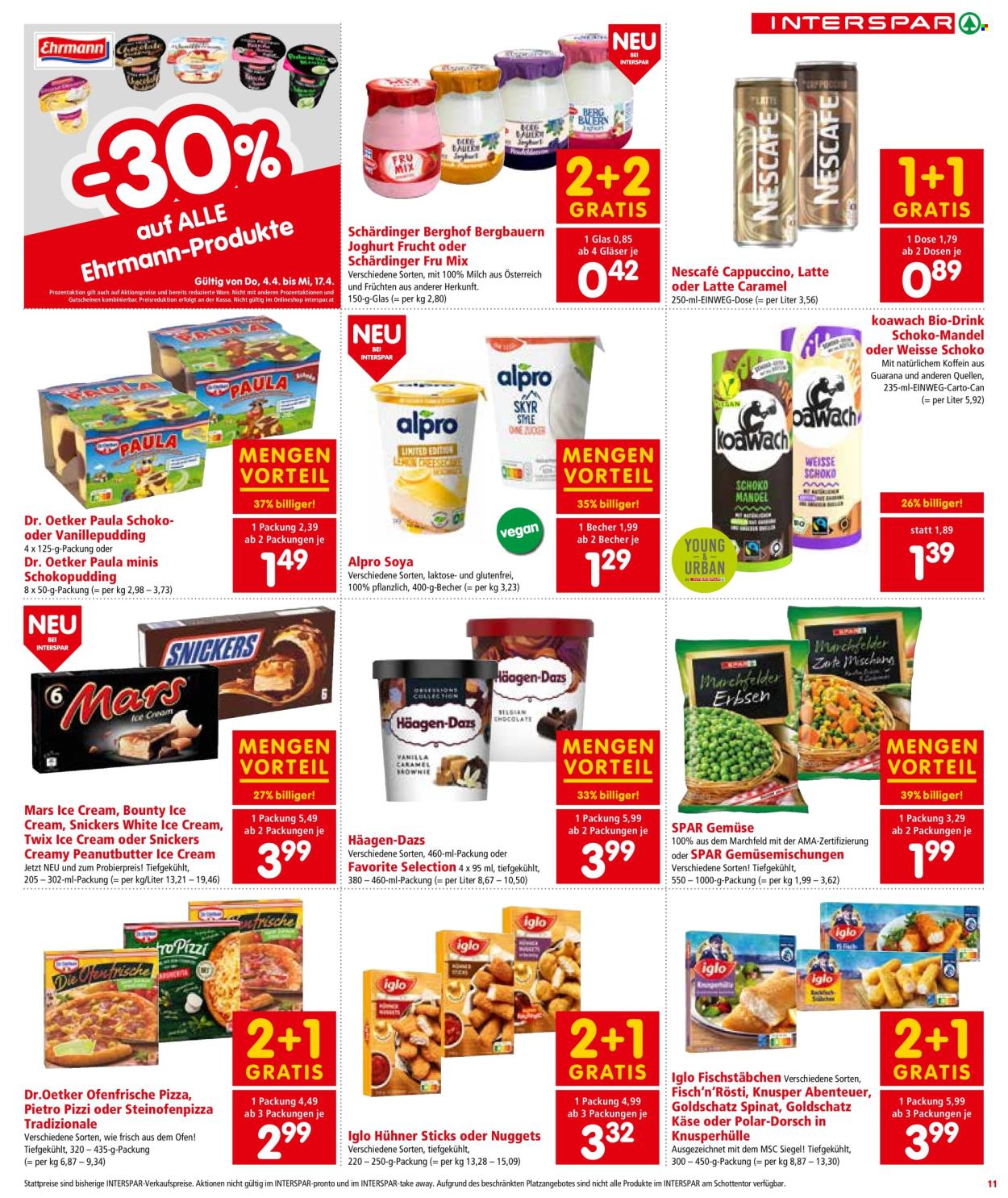 Angebote INTERSPAR - 4.4.2024 - 17.4.2024. Seite 11