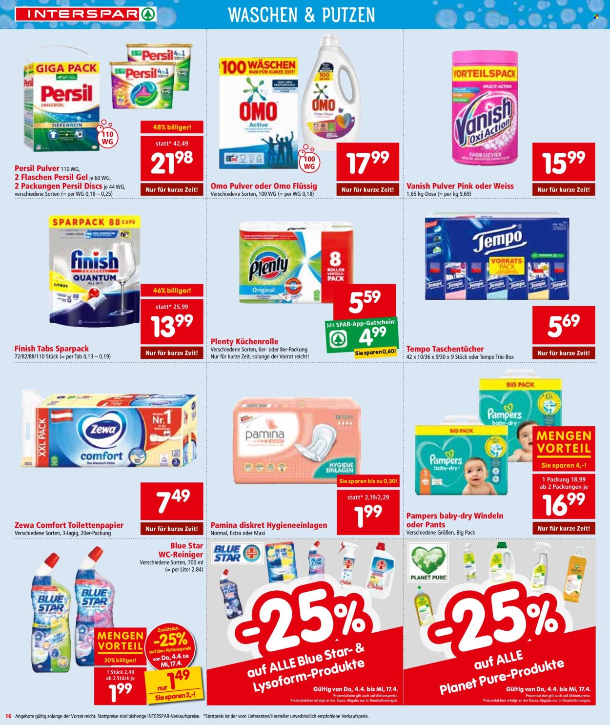 Angebote INTERSPAR - 4.4.2024 - 17.4.2024. Seite 16