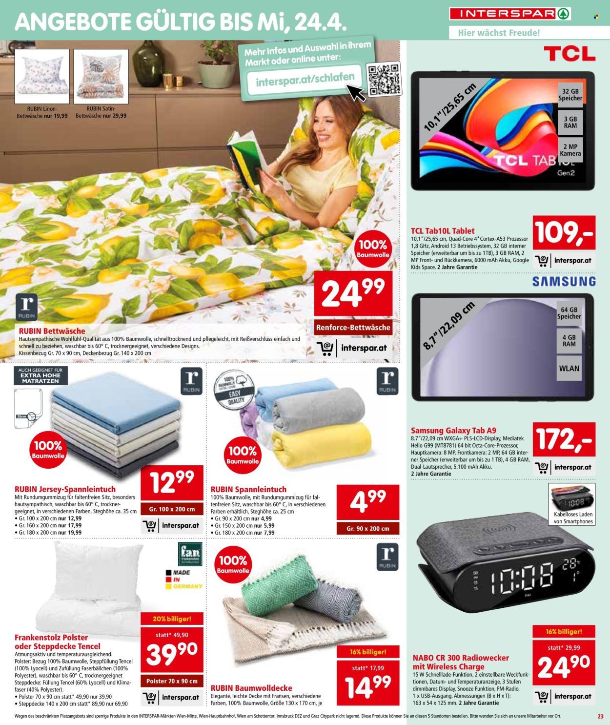 Angebote INTERSPAR - 4.4.2024 - 17.4.2024. Seite 23