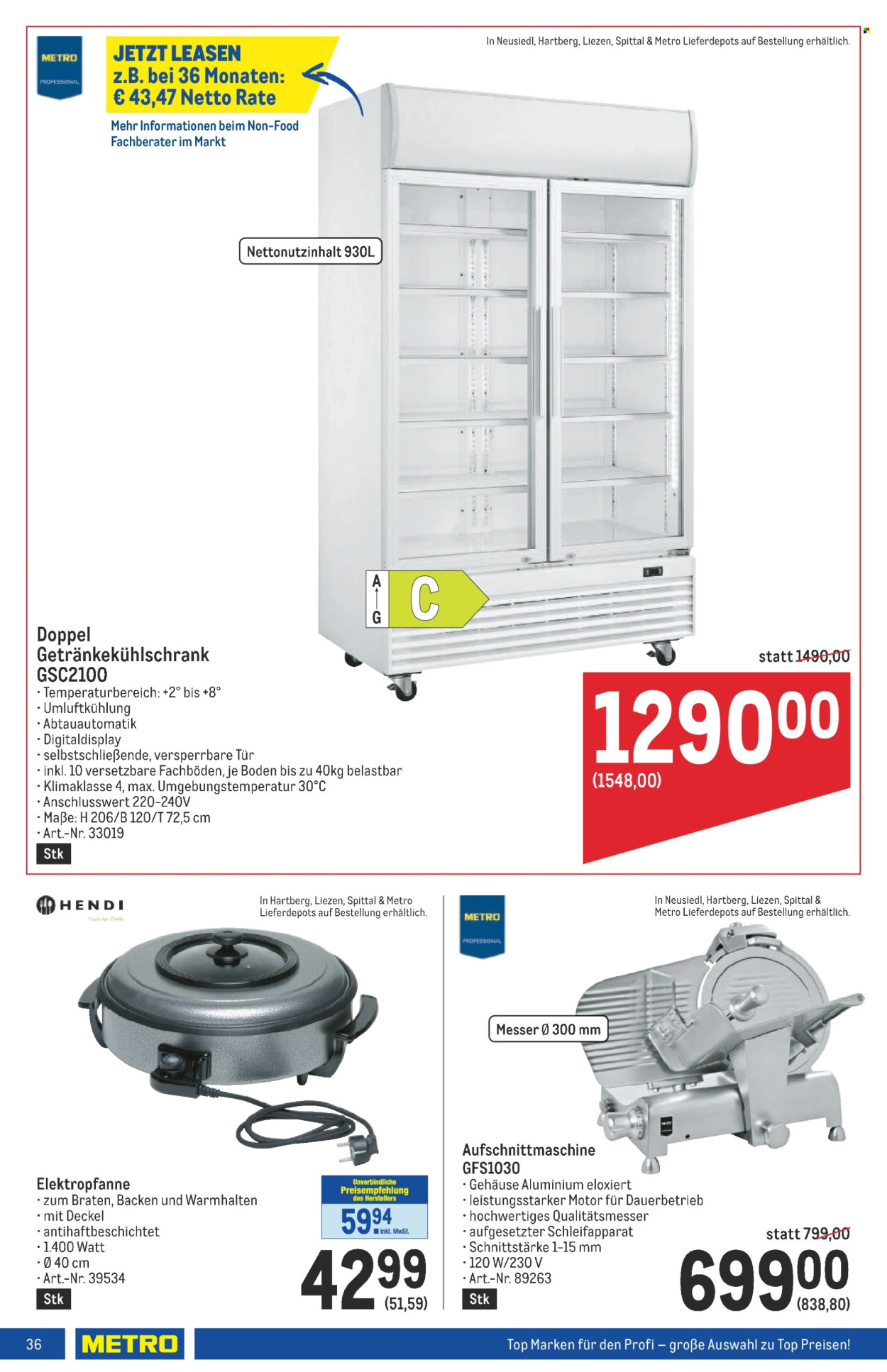 Angebote Metro - 4.4.2024 - 17.4.2024. Seite 36