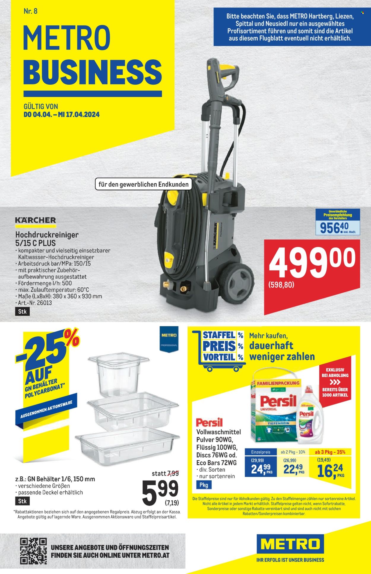 Angebote Metro - 4.4.2024 - 17.4.2024. Seite 1