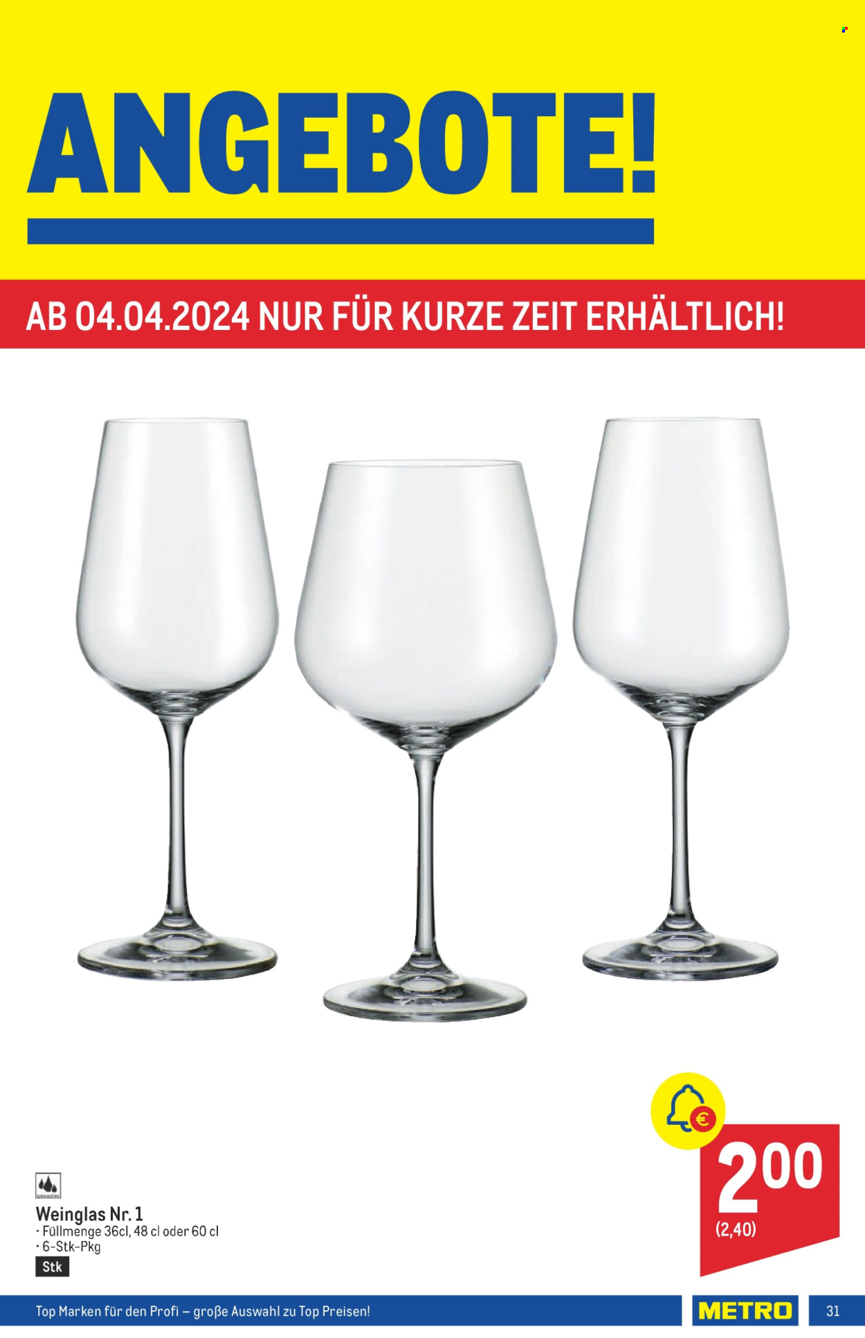 Angebote Metro - 4.4.2024 - 17.4.2024. Seite 31