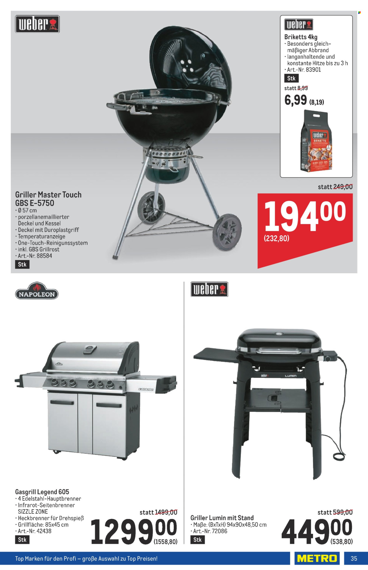 Angebote Metro - 4.4.2024 - 17.4.2024. Seite 35