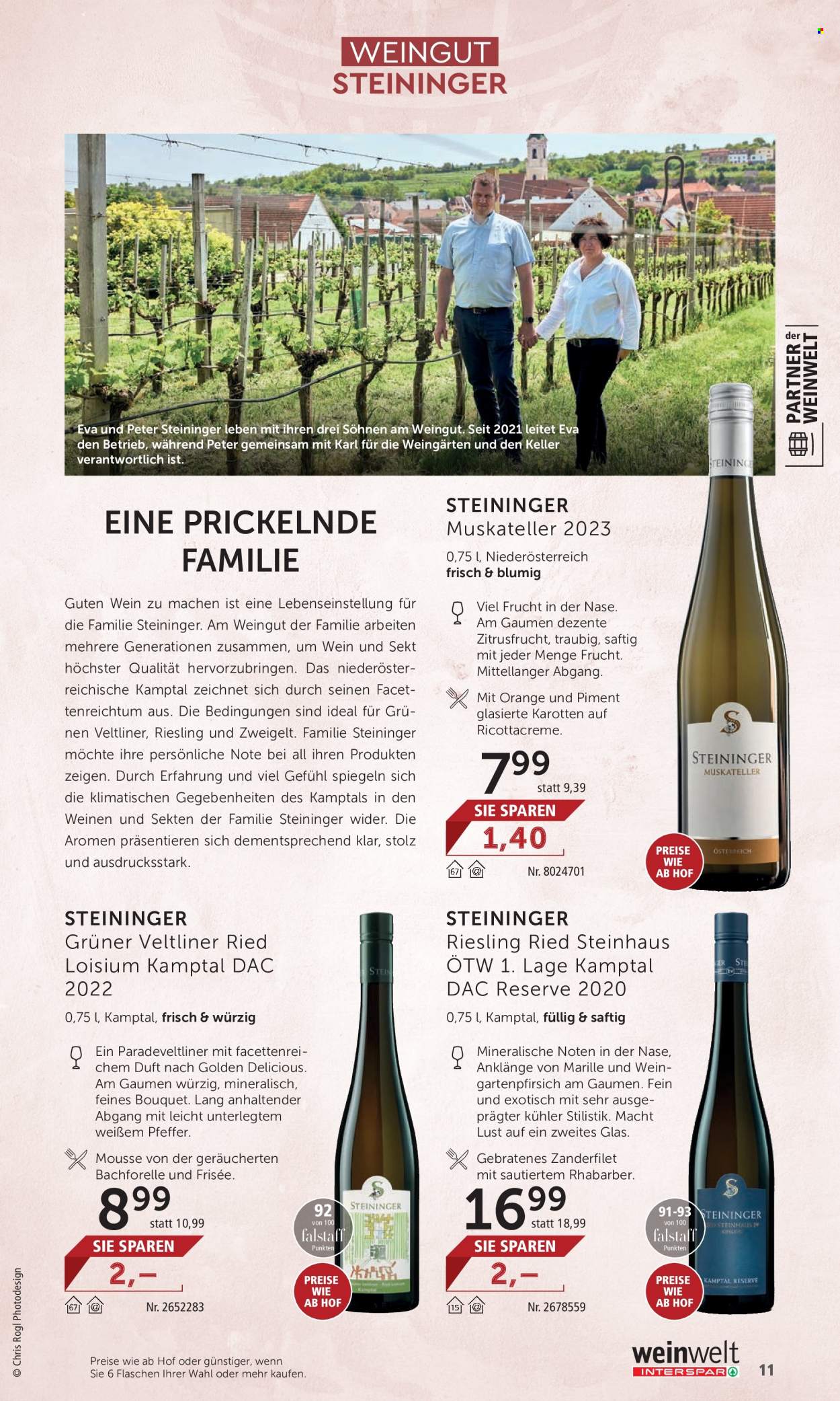 Angebote INTERSPAR - 4.4.2024 - 30.4.2024. Seite 11