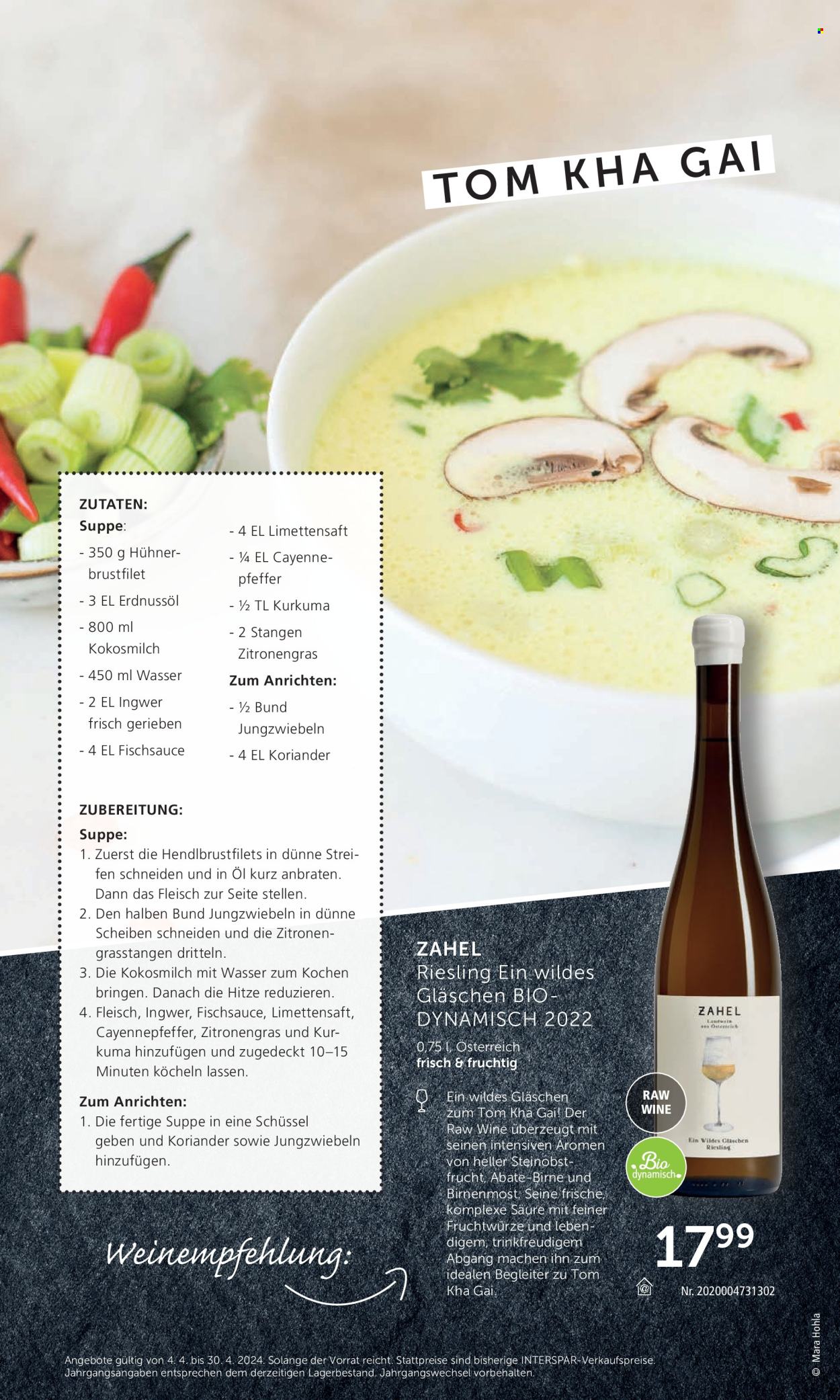Angebote INTERSPAR - 4.4.2024 - 30.4.2024. Seite 20