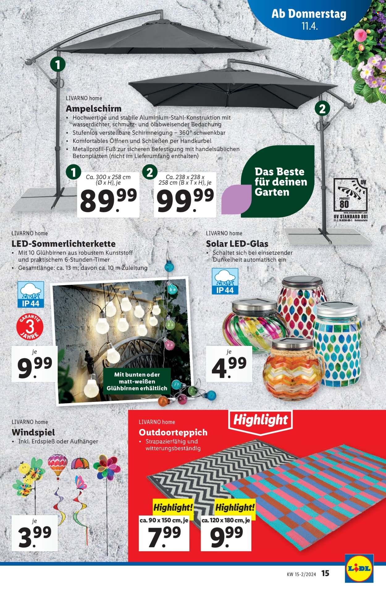 Angebote Lidl - 11.4.2024 - 17.4.2024. Seite 15