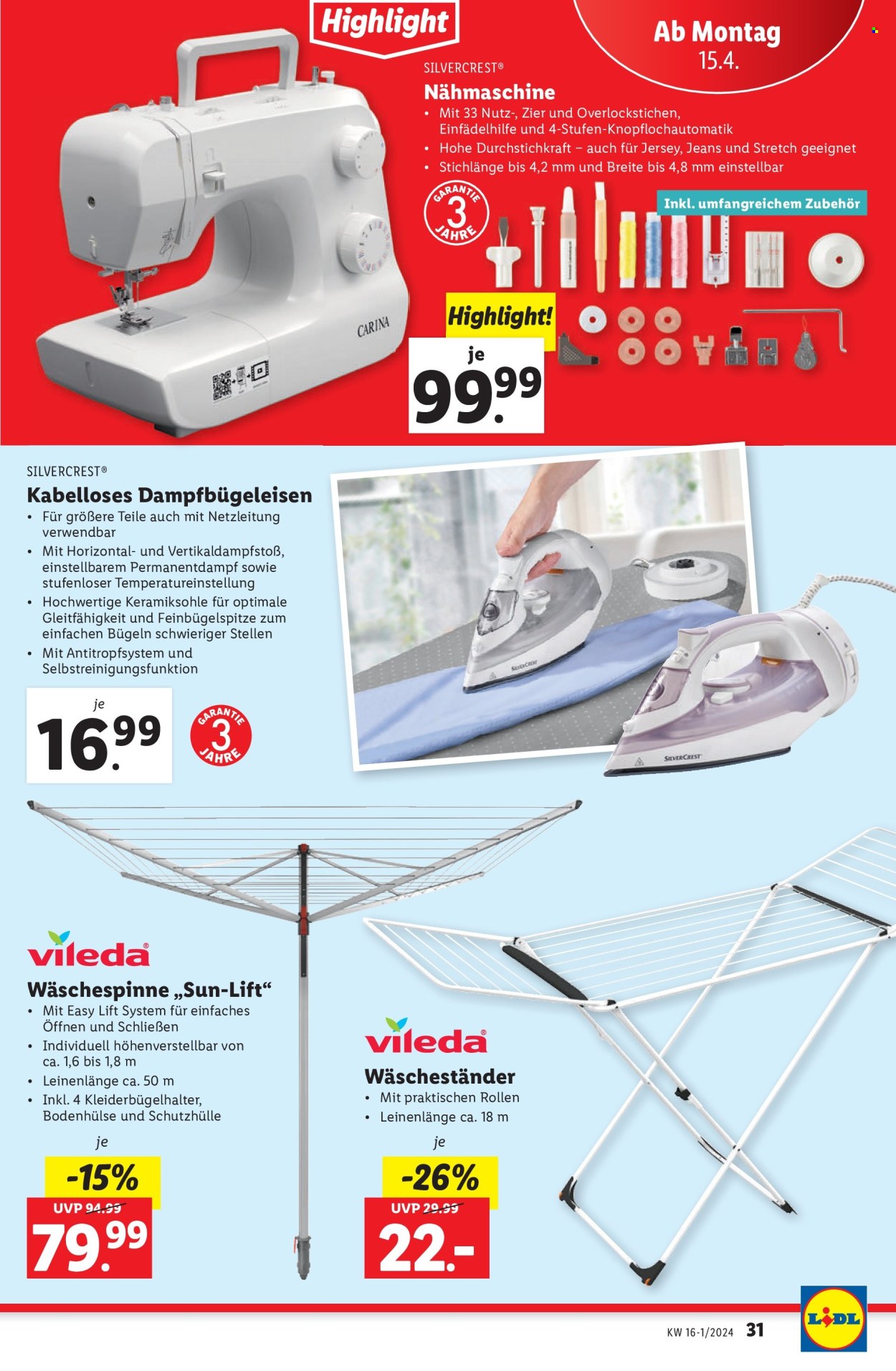Angebote Lidl - 11.4.2024 - 17.4.2024. Seite 35