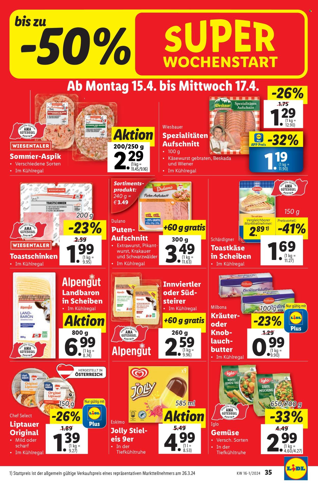 Angebote Lidl - 11.4.2024 - 17.4.2024. Seite 39