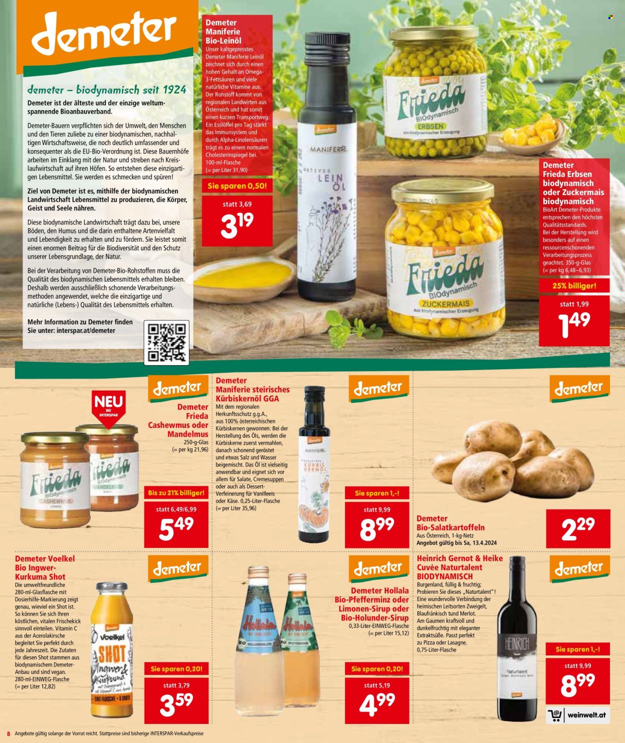 Angebote INTERSPAR - 11.4.2024 - 17.4.2024. Seite 8