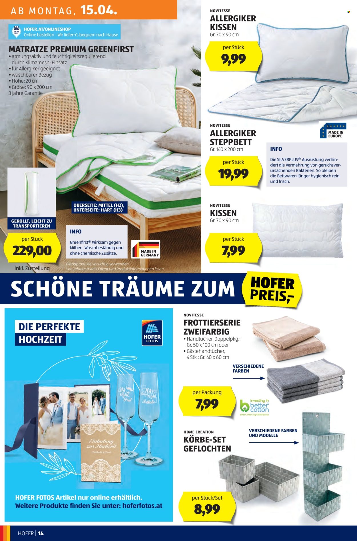 Angebote Hofer - 10.4.2024 - 18.4.2024. Seite 16