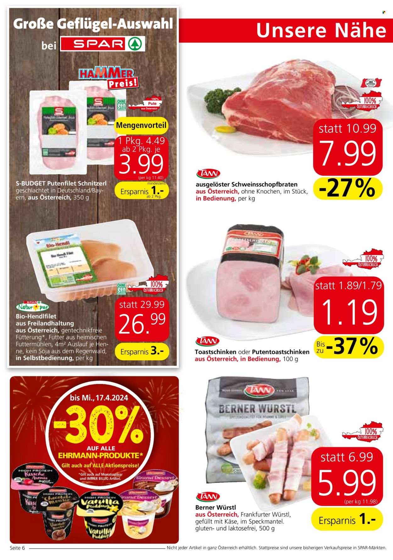 Angebote SPAR - 11.4.2024 - 17.4.2024. Seite 6