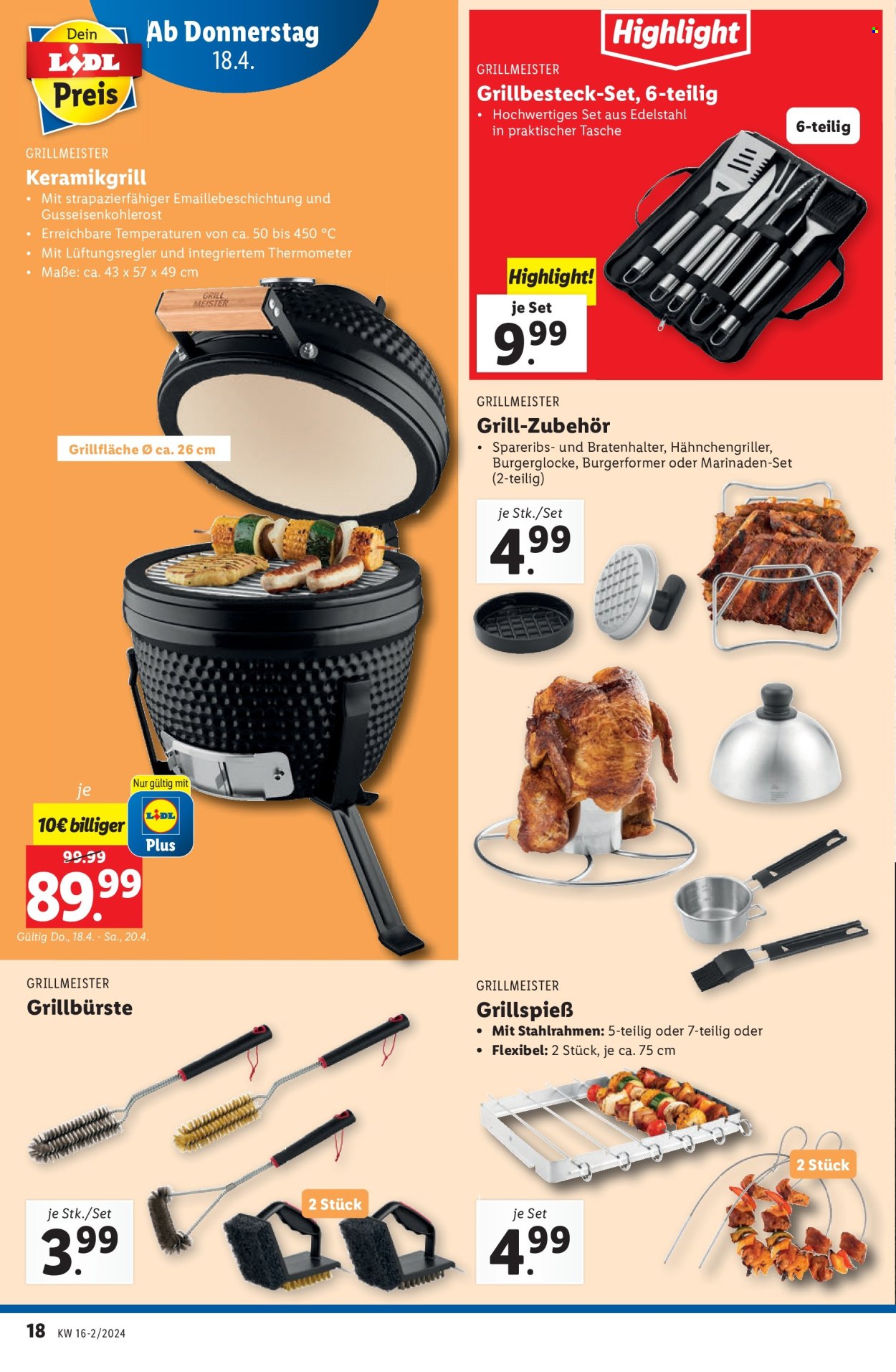 Angebote Lidl - 18.4.2024 - 24.4.2024. Seite 18