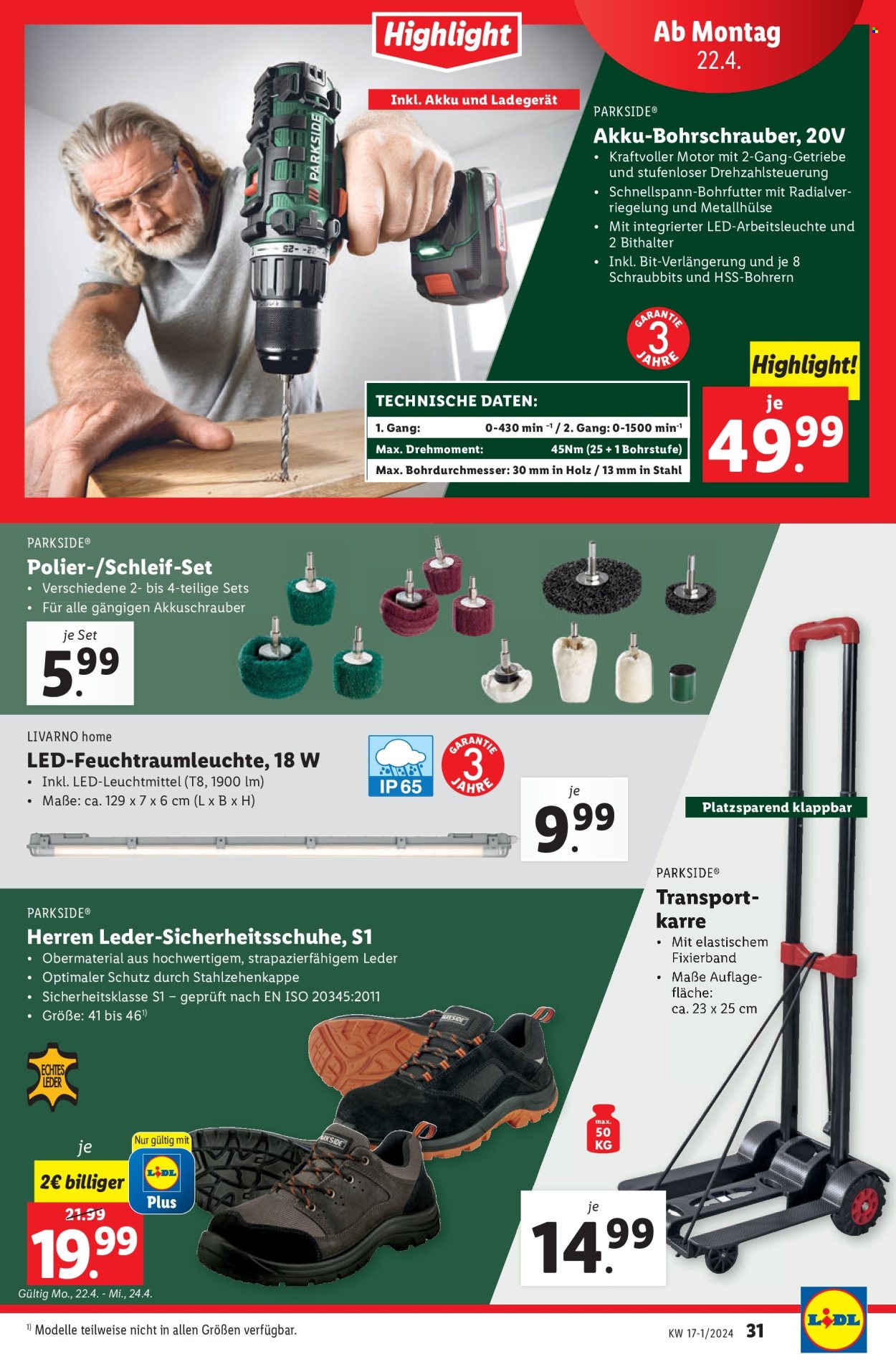 Angebote Lidl - 18.4.2024 - 24.4.2024. Seite 35