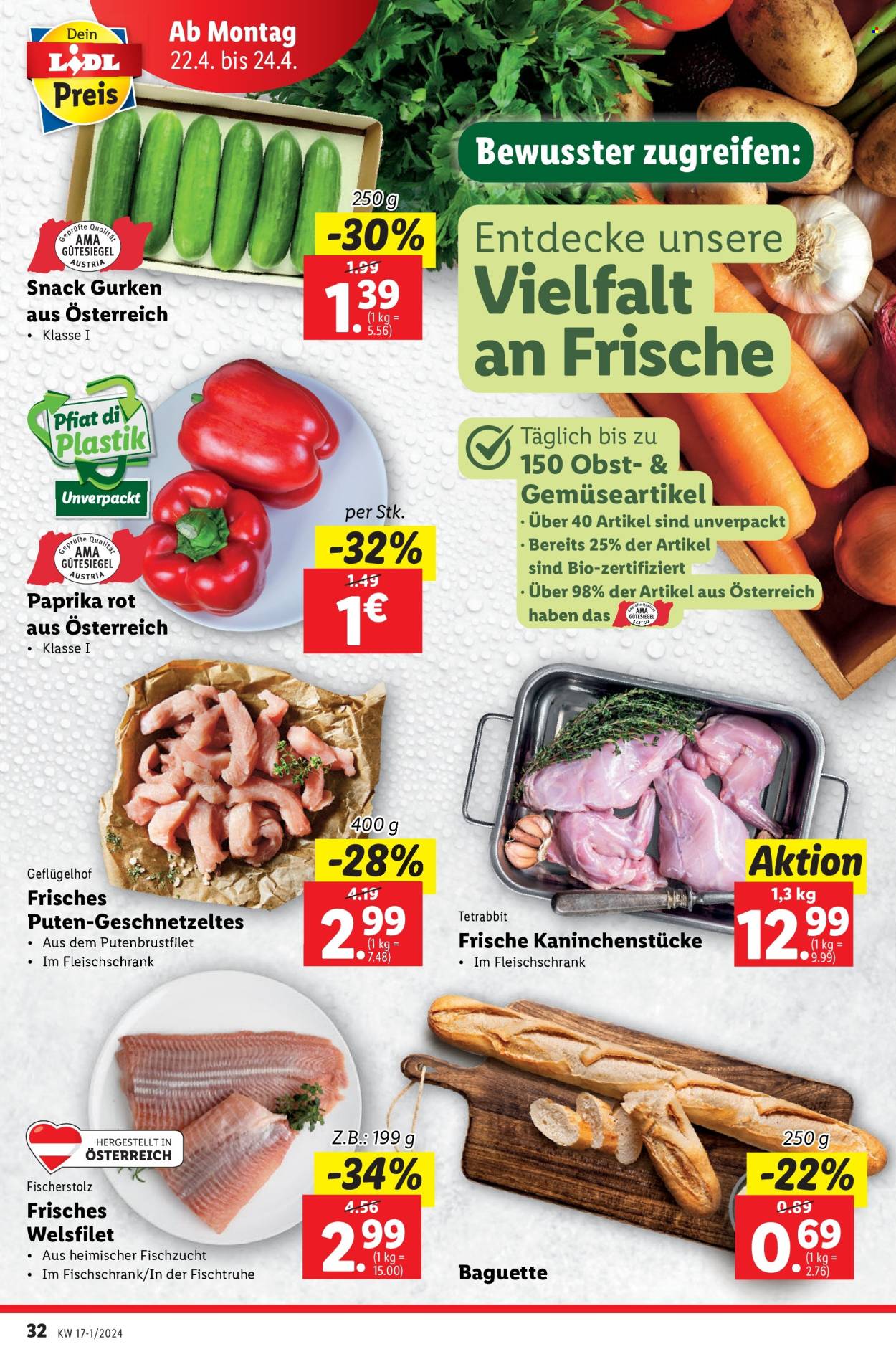 Angebote Lidl - 18.4.2024 - 24.4.2024. Seite 36