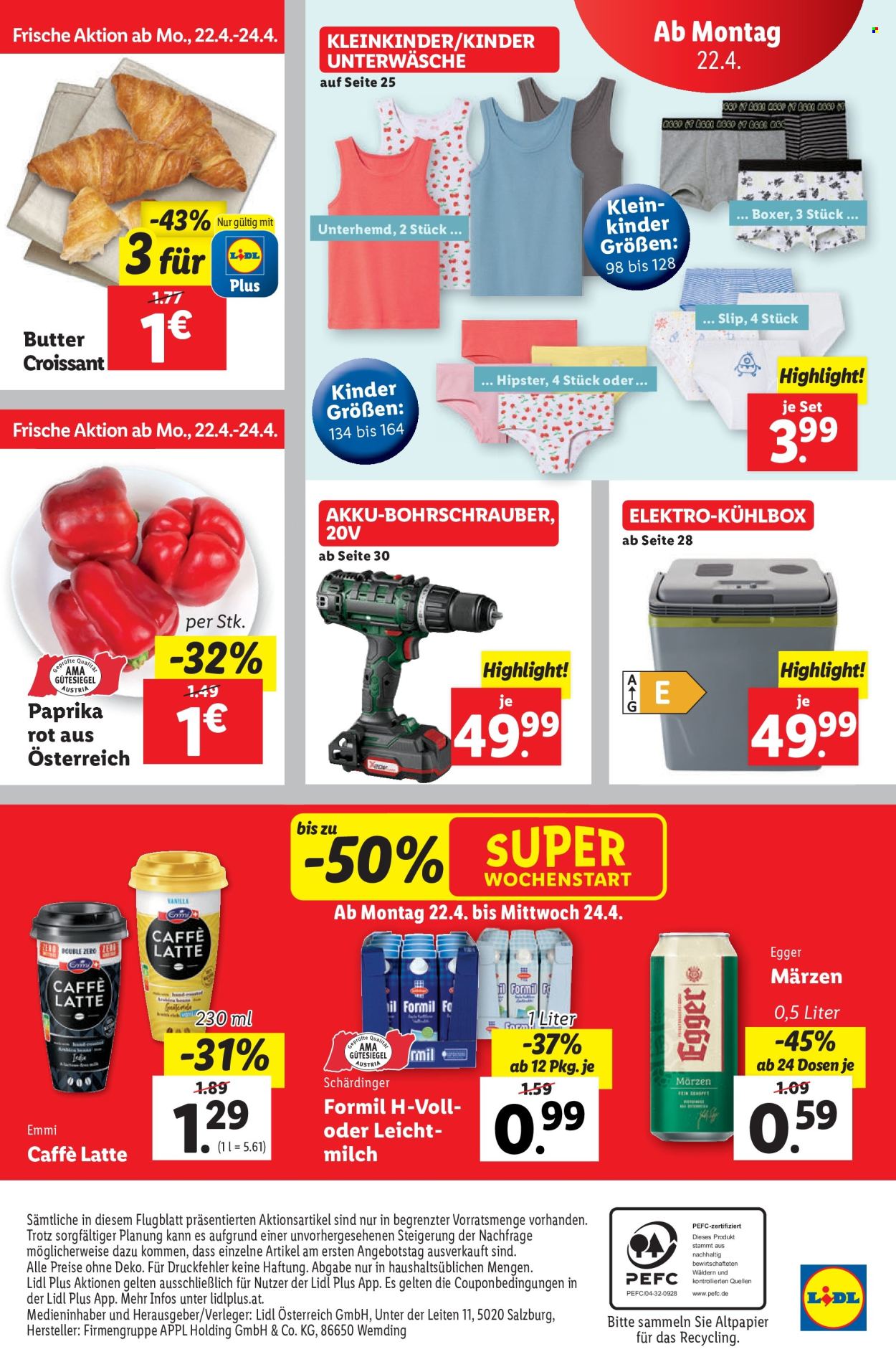 Angebote Lidl - 18.4.2024 - 24.4.2024. Seite 44