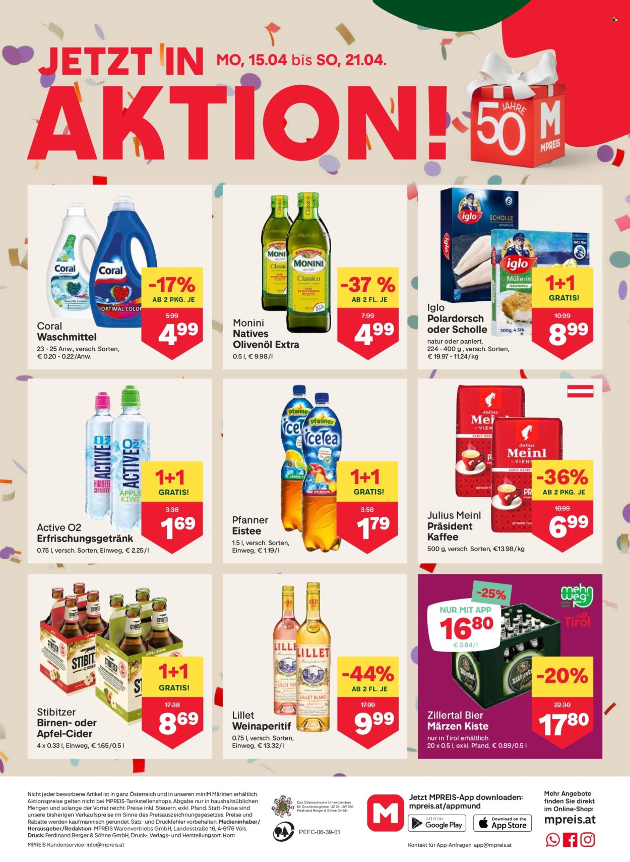 Angebote MPREIS - 15.4.2024 - 21.4.2024. Seite 8