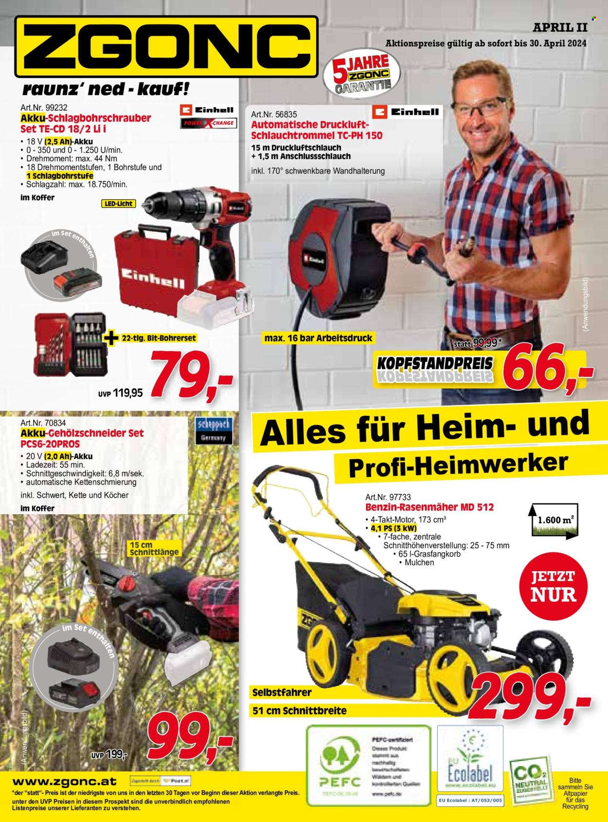Angebote Zgonc - 15.4.2024 - 30.4.2024. Seite 1