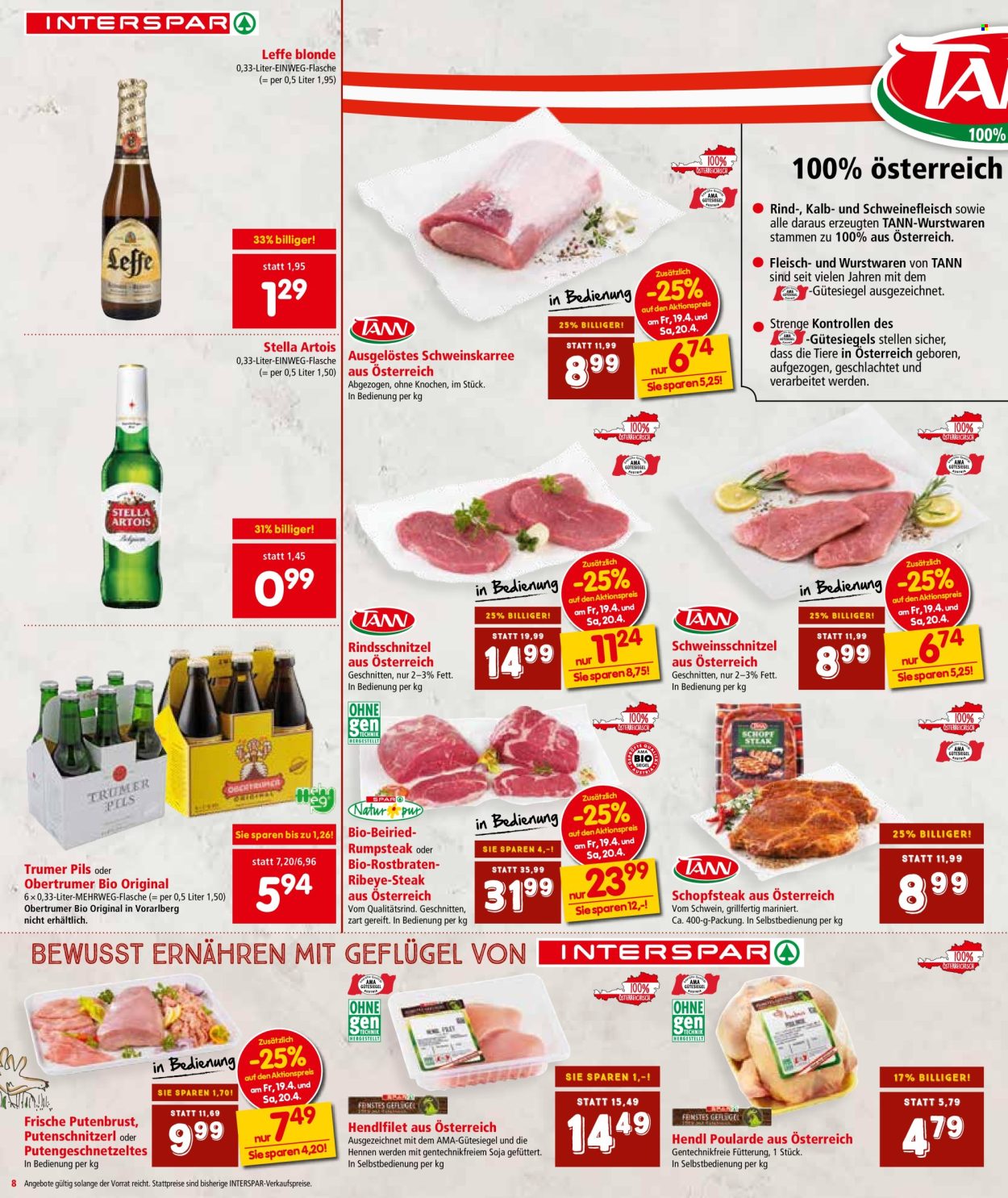 Angebote INTERSPAR - 18.4.2024 - 30.4.2024. Seite 8