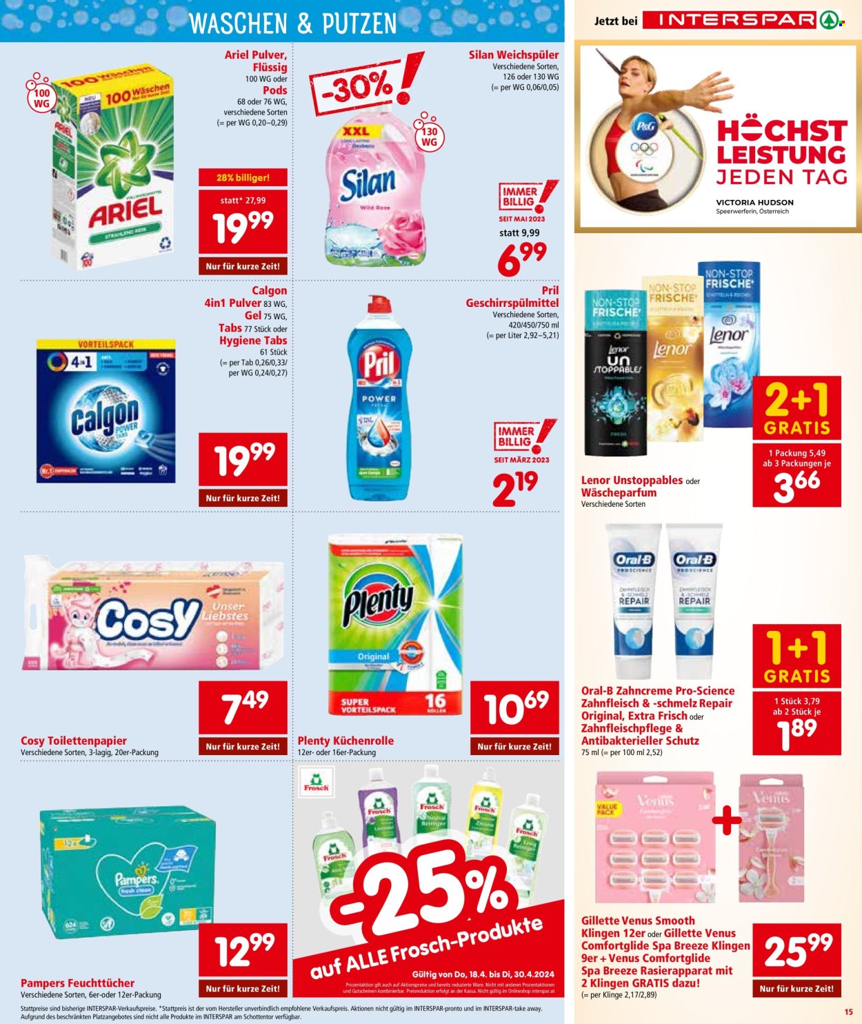 Angebote INTERSPAR - 18.4.2024 - 30.4.2024. Seite 15