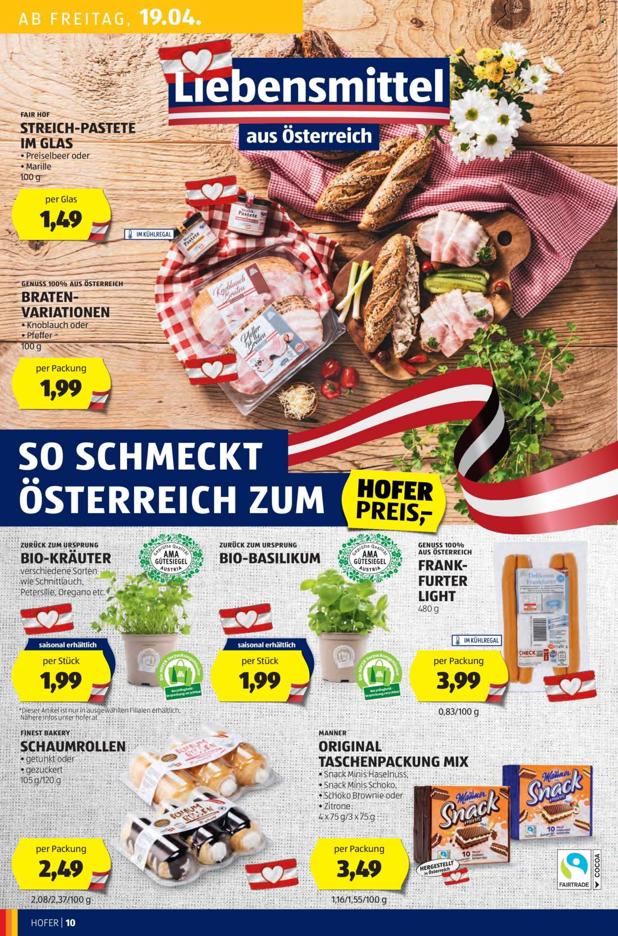 Angebote Hofer - 19.4.2024 - 25.4.2024. Seite 10