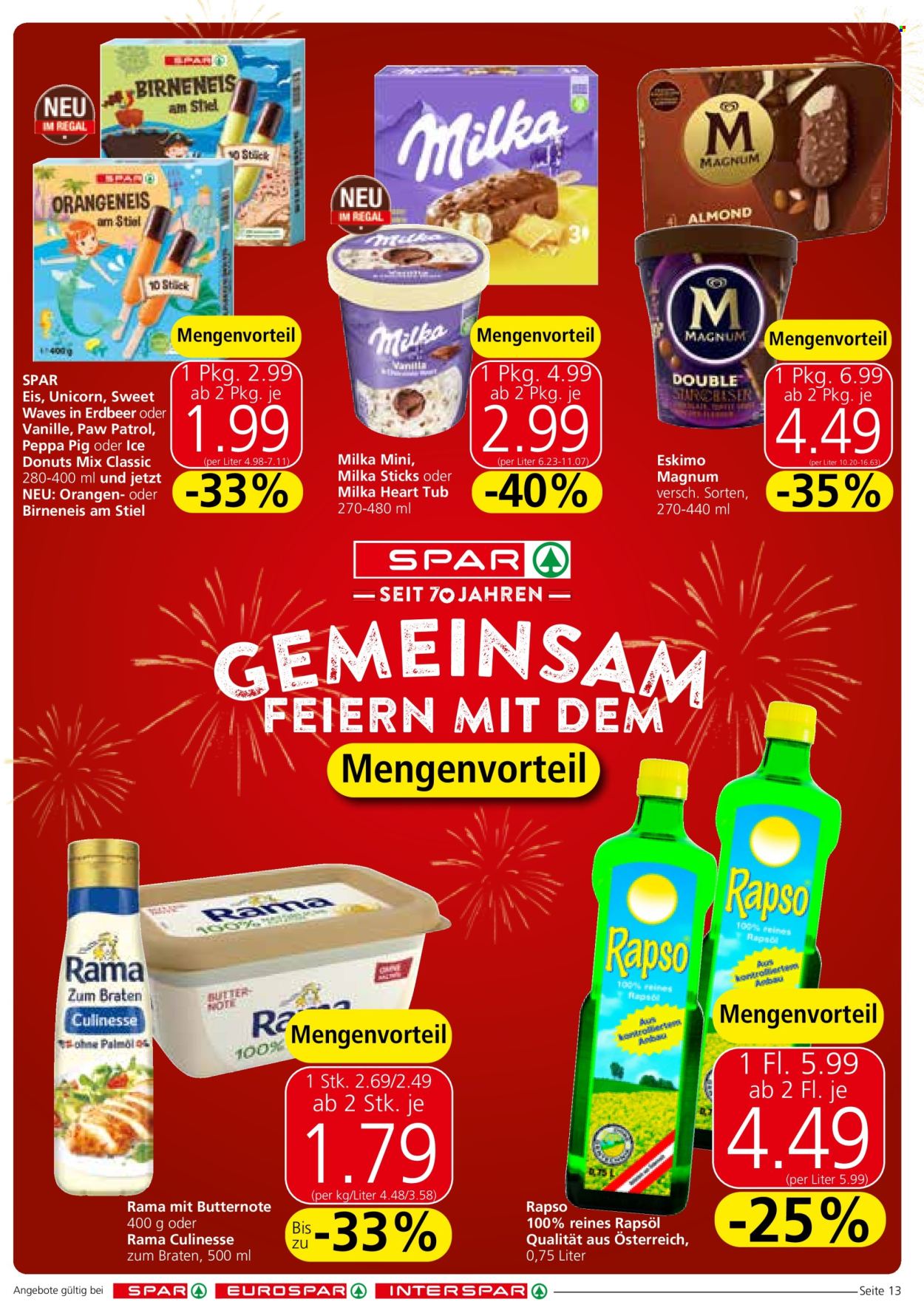 Angebote SPAR - 18.4.2024 - 30.4.2024. Seite 13