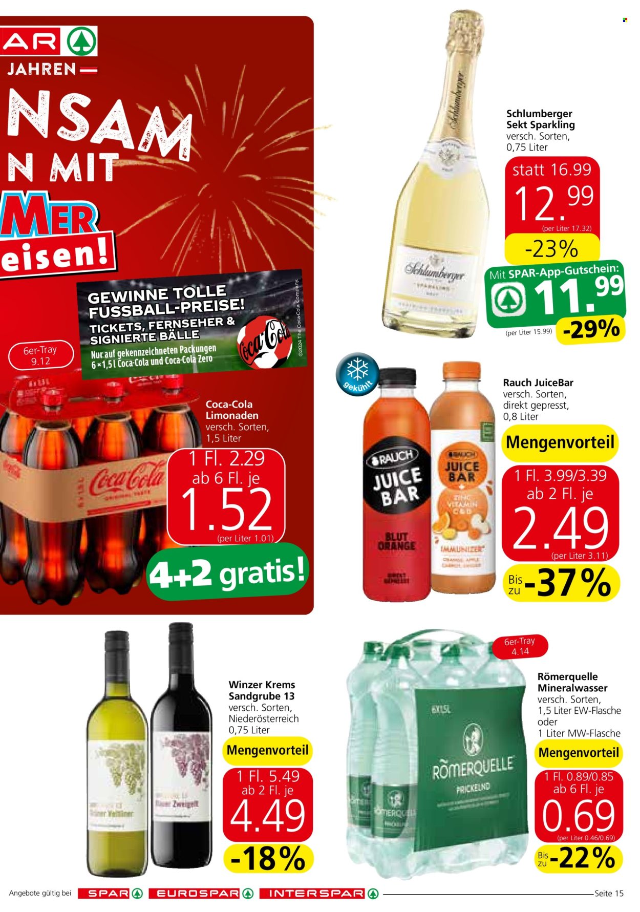 Angebote SPAR - 18.4.2024 - 30.4.2024. Seite 15