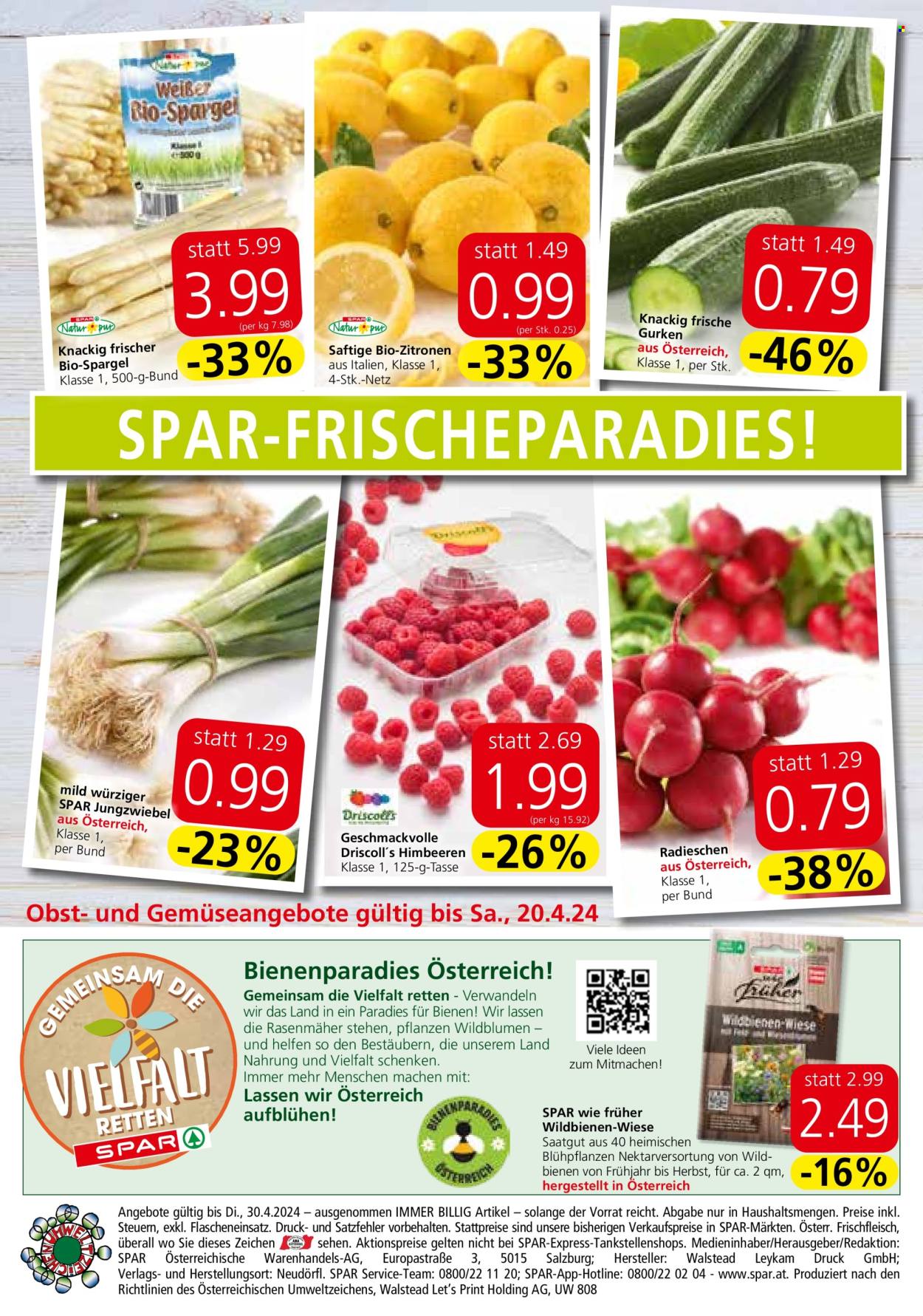 Angebote SPAR - 18.4.2024 - 30.4.2024. Seite 20